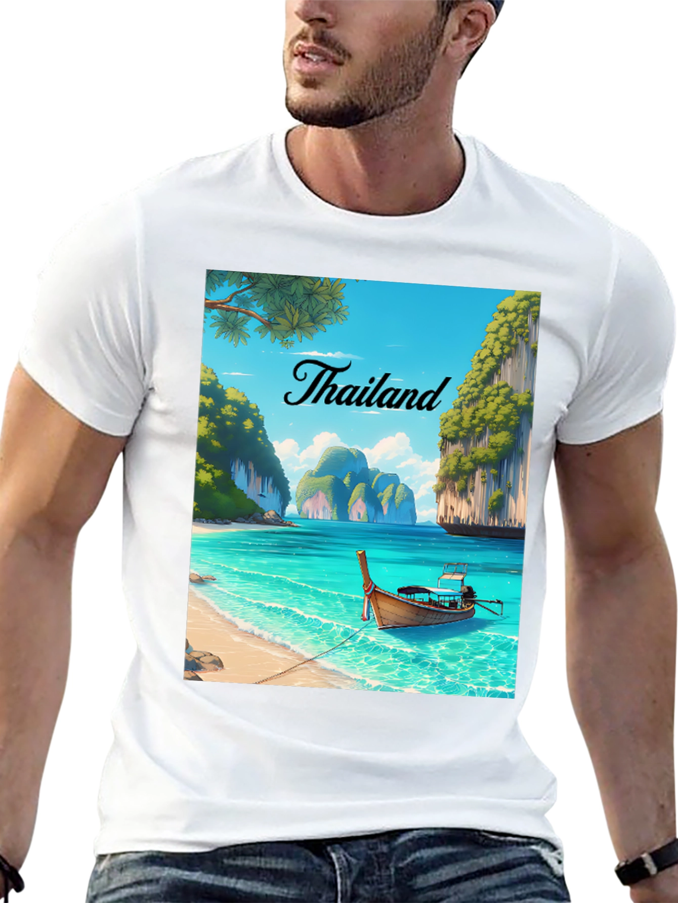 Thailand Beach T-Shirt - Tropical Vacation Tee