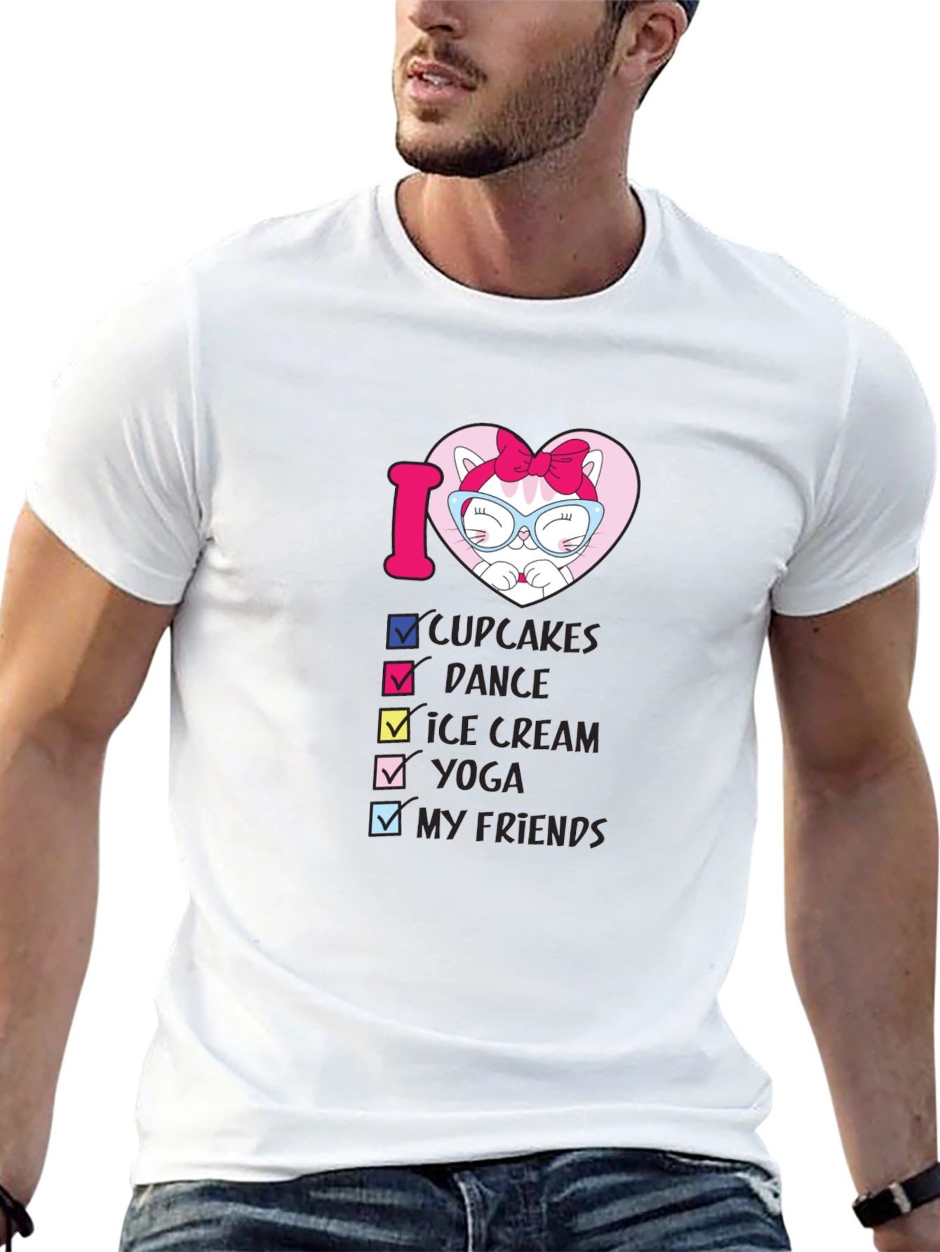 I Love Cat Cupcakes T-Shirt