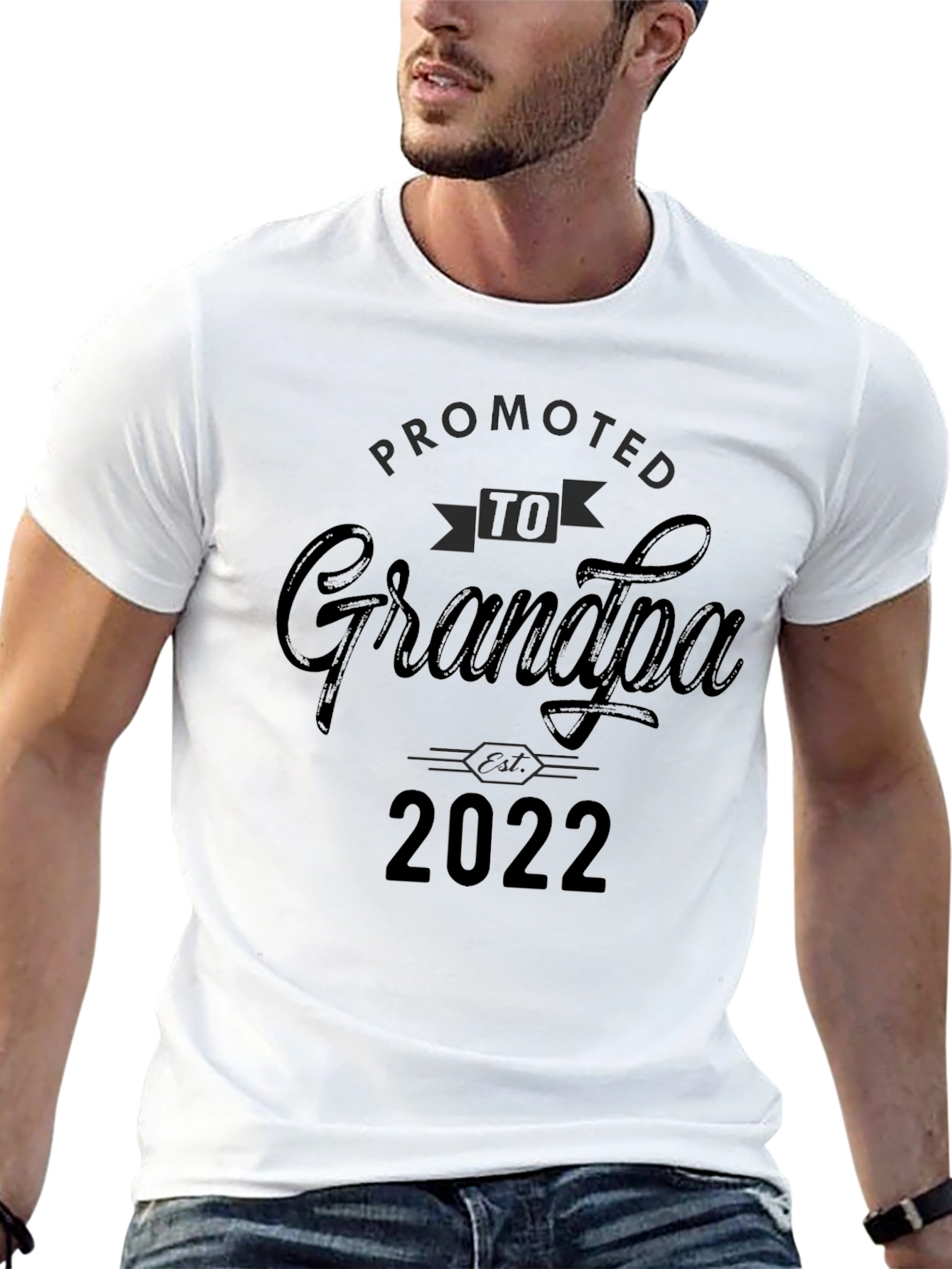 Promoted to Grandpa 2022 T-Shirt
