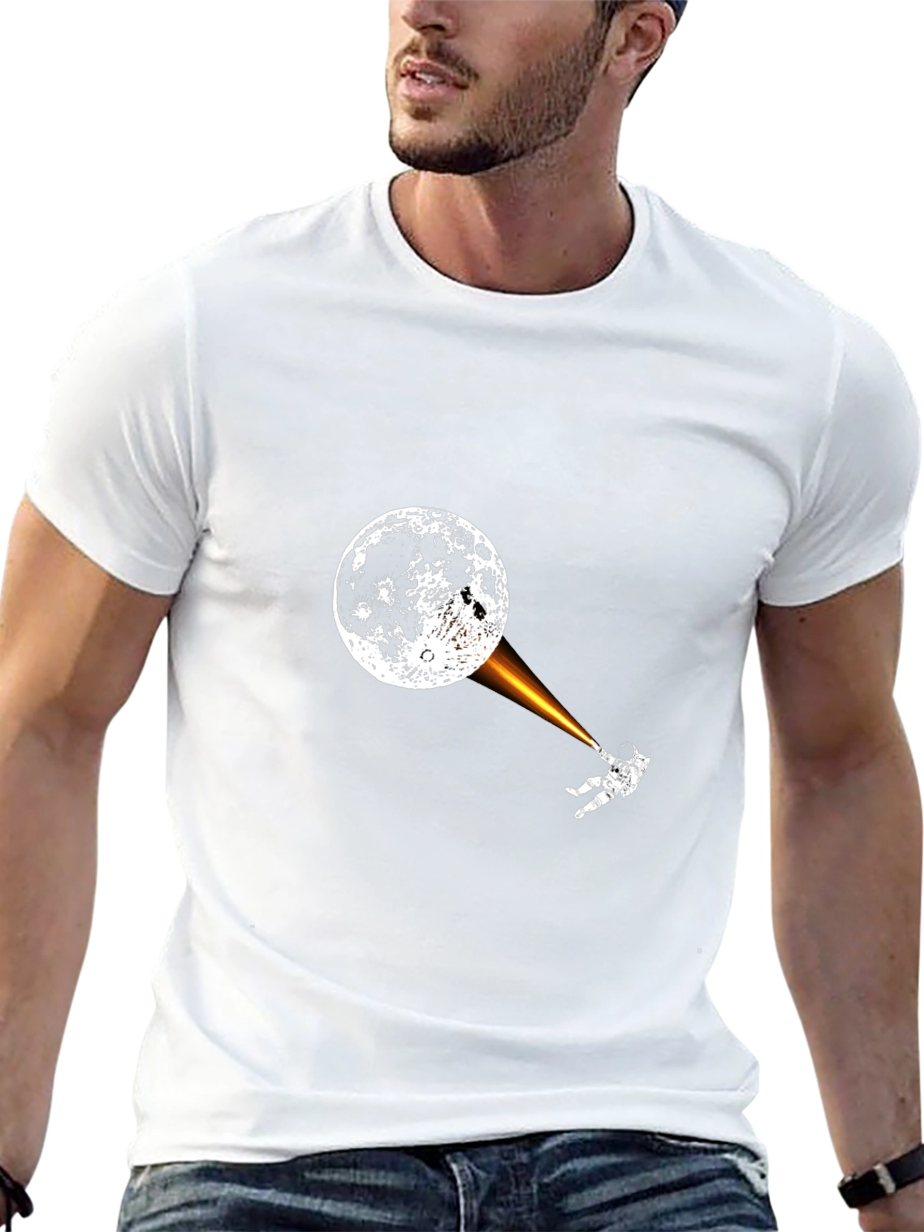 Astronaut Moonbeam Graphic T-Shirt