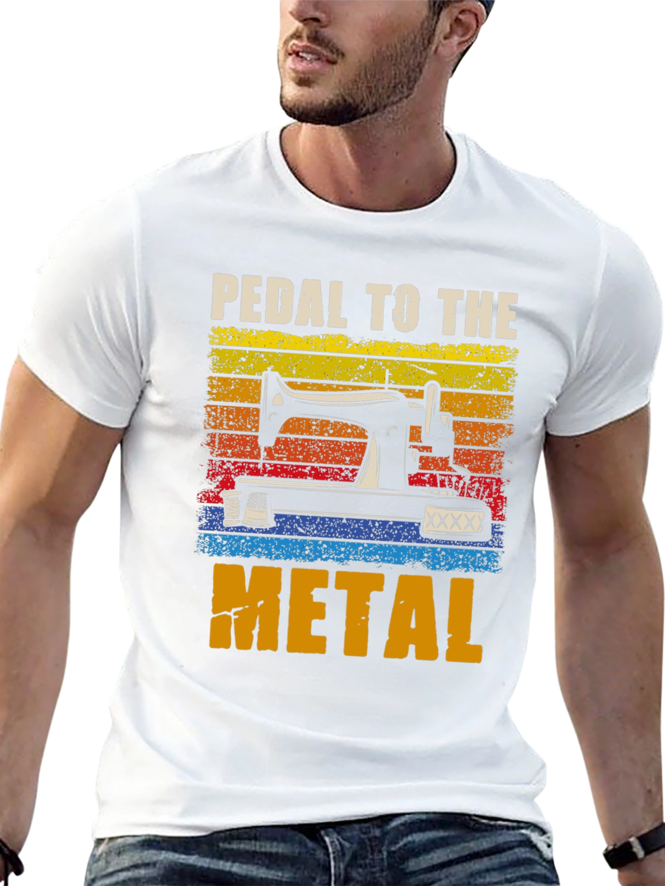 Pedal to the Metal Sewing Machine T-Shirt