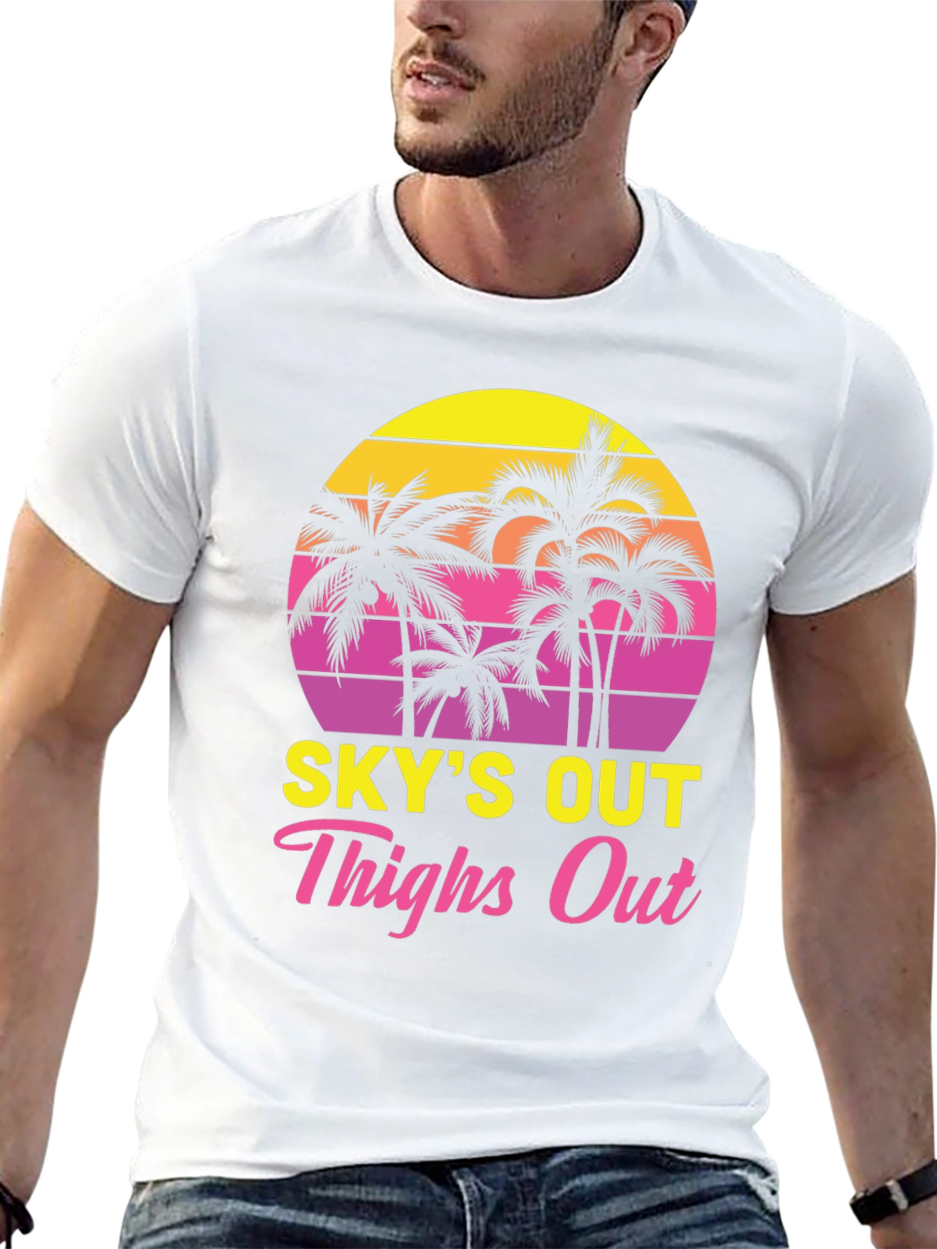 Skys Out Thighs Out Graphic Tee