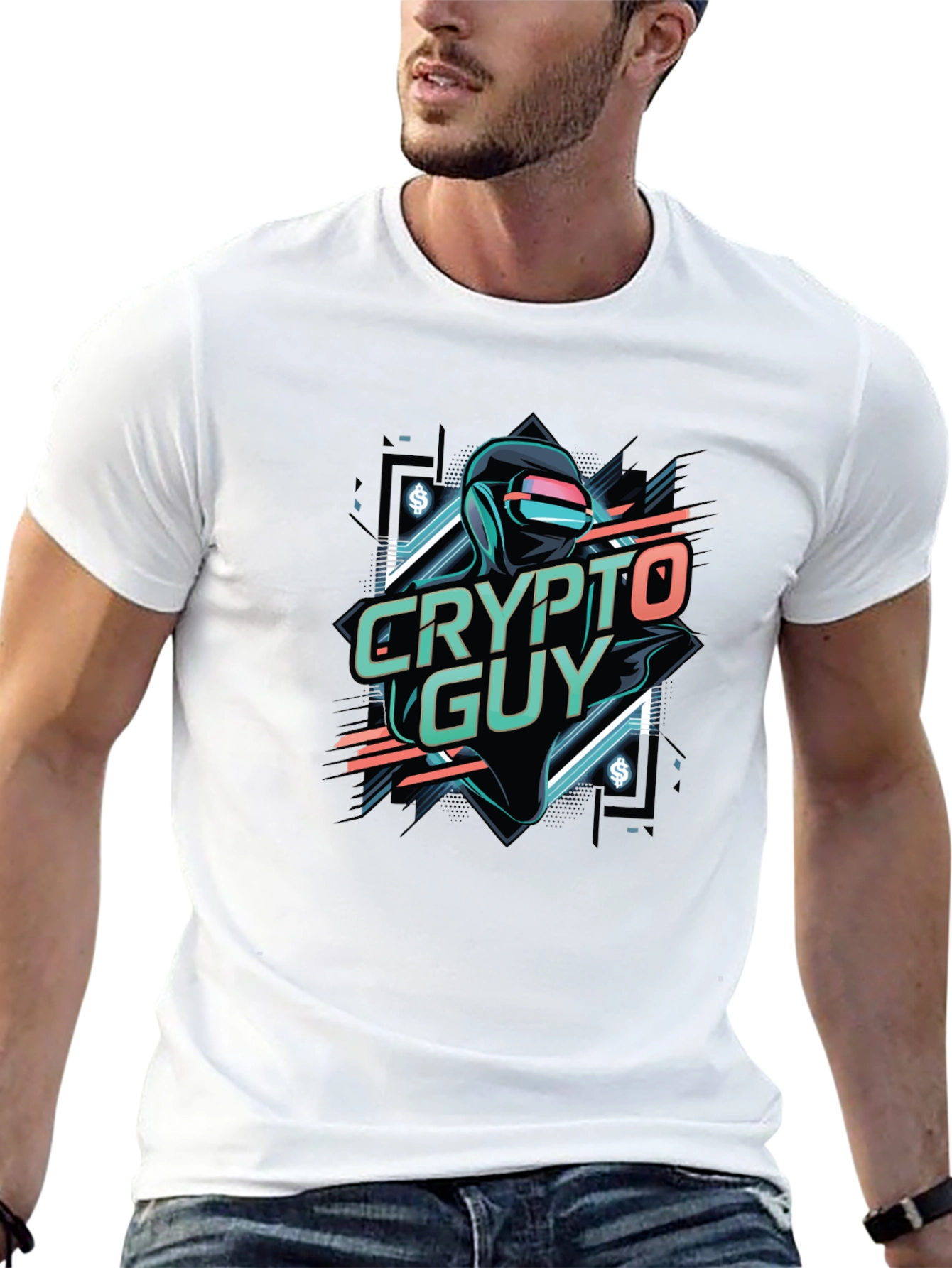Crypto Guy Black T-Shirt