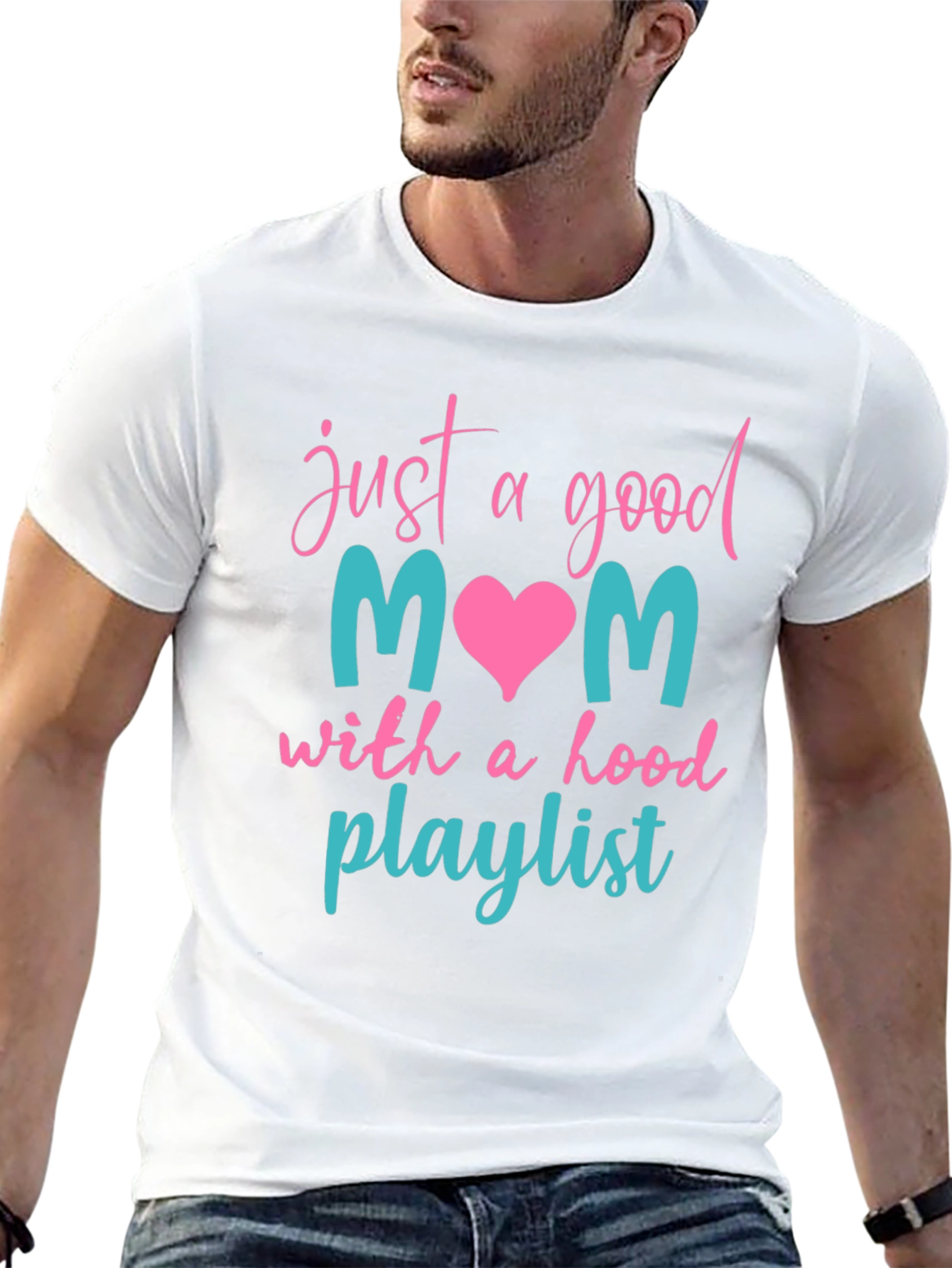 Good Mom Hood Playlist T-Shirt