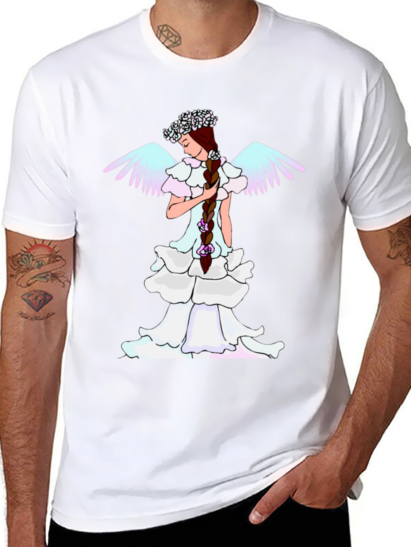 Angel Graphic T-Shirt - Unique Design