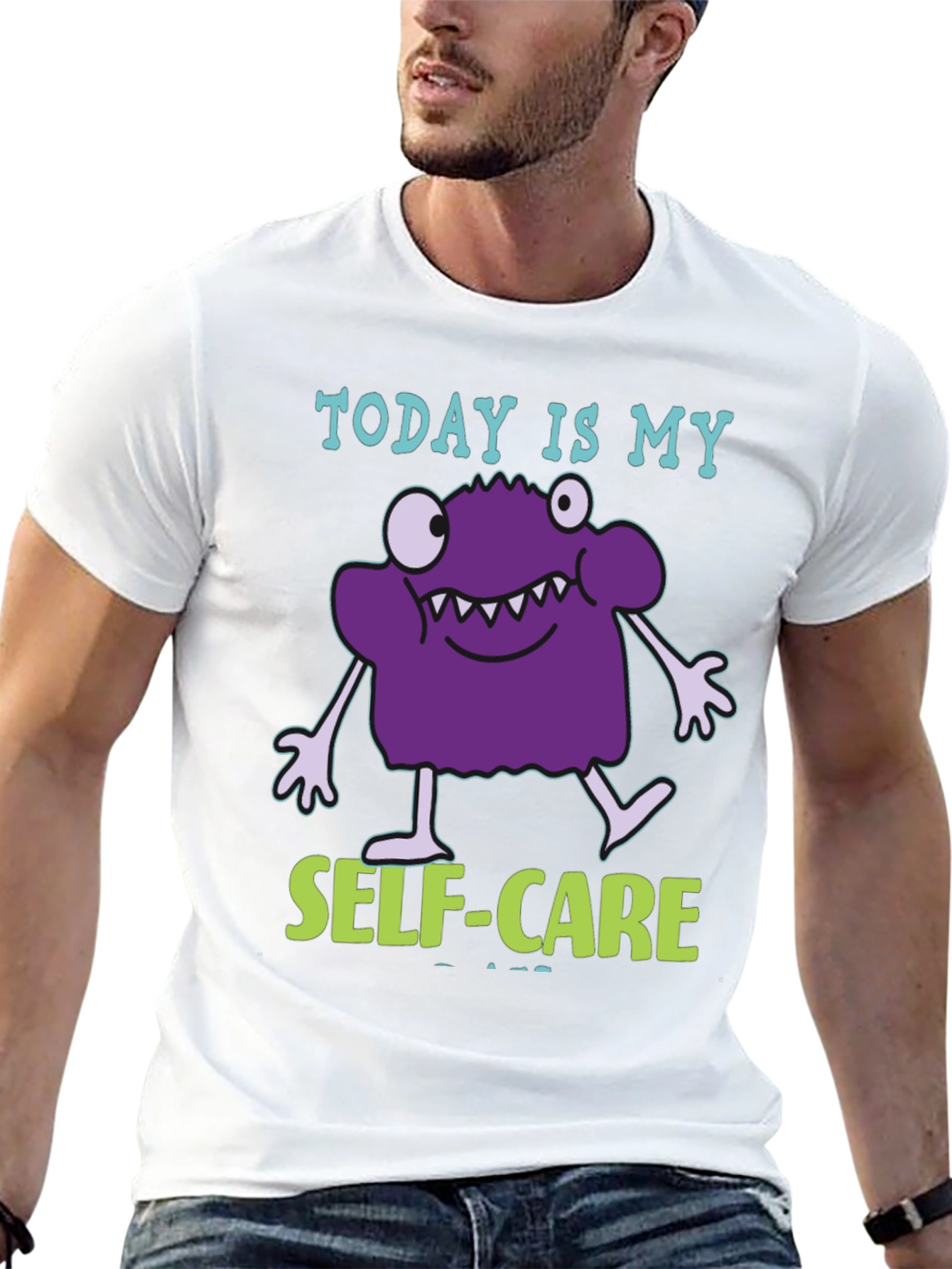 Today is My Self-Care Monster Graphic Tee