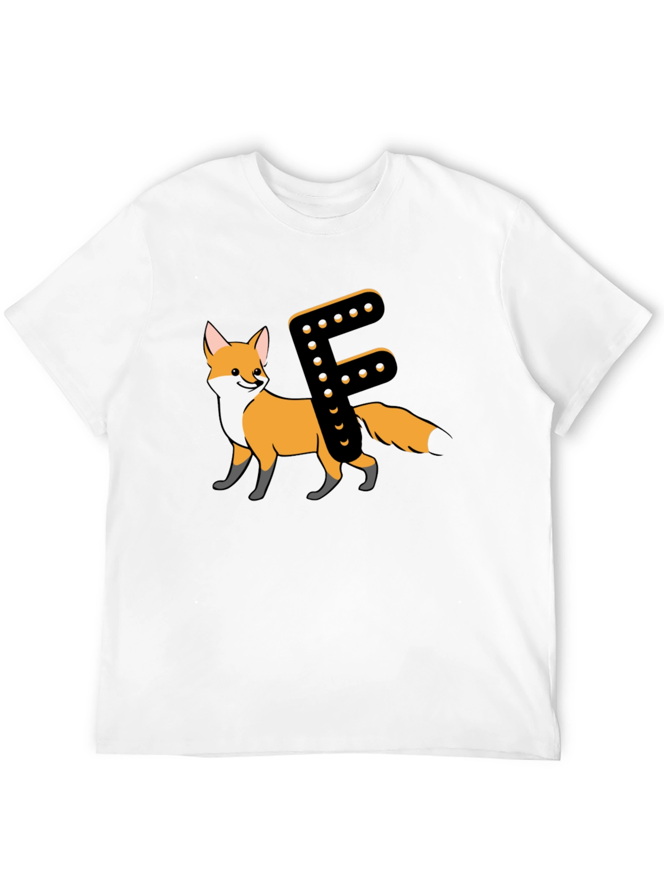 Fox Letter F Animal T-Shirt