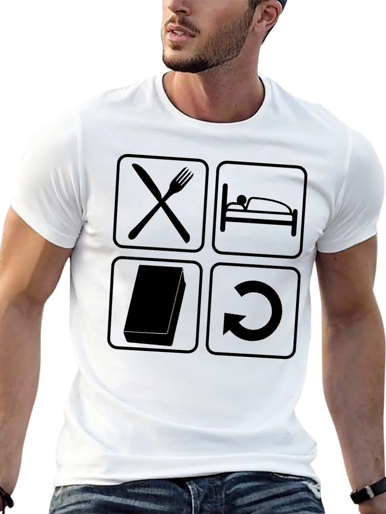 Eat Sleep Code Repeat - Mens Graphic Tee