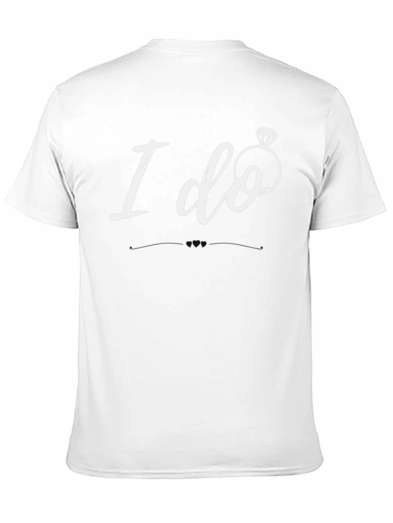 I Do T-Shirt - Engagement Wedding Tee