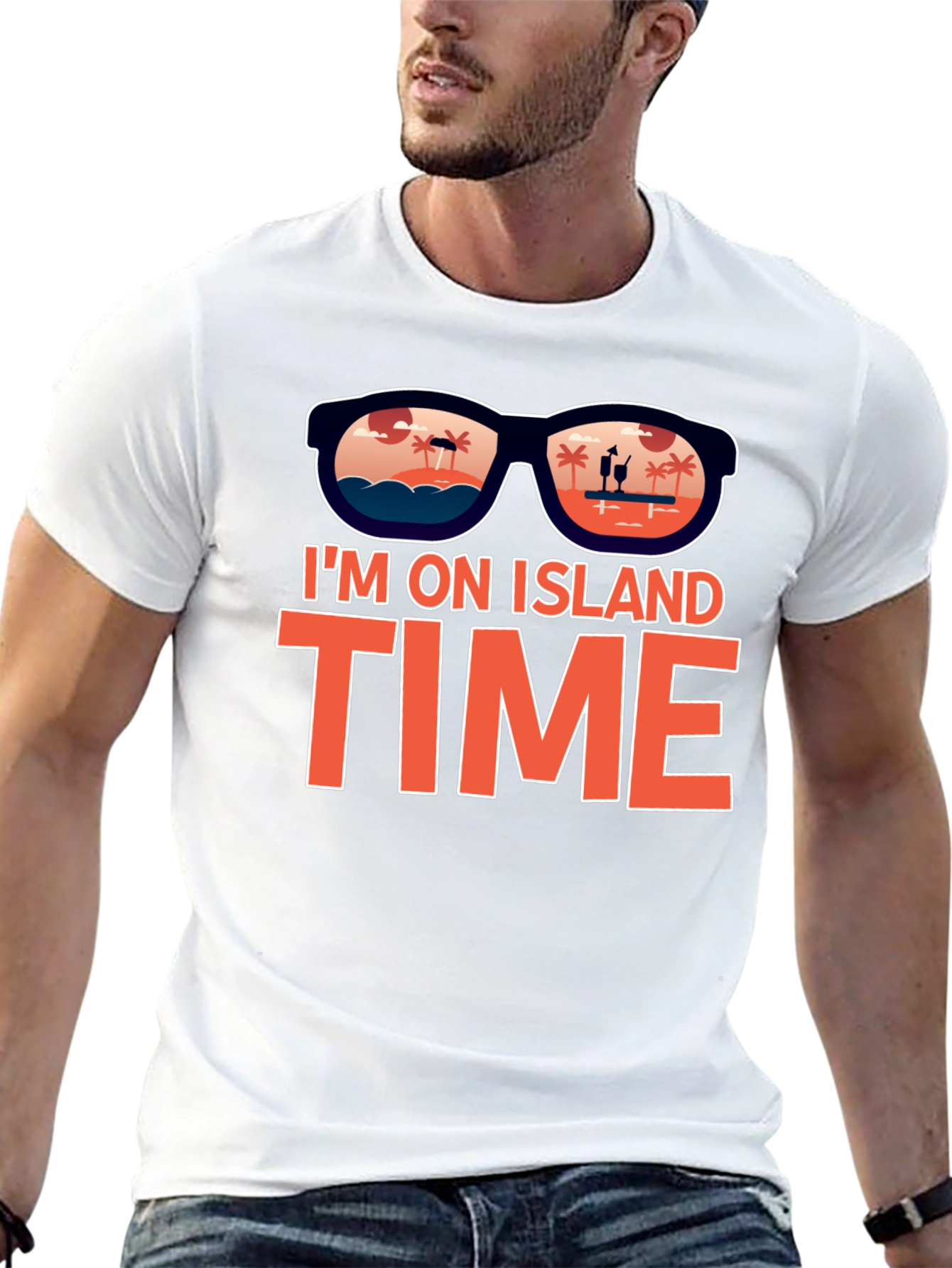 Island Time Graphic Tee - Vacation Vibes
