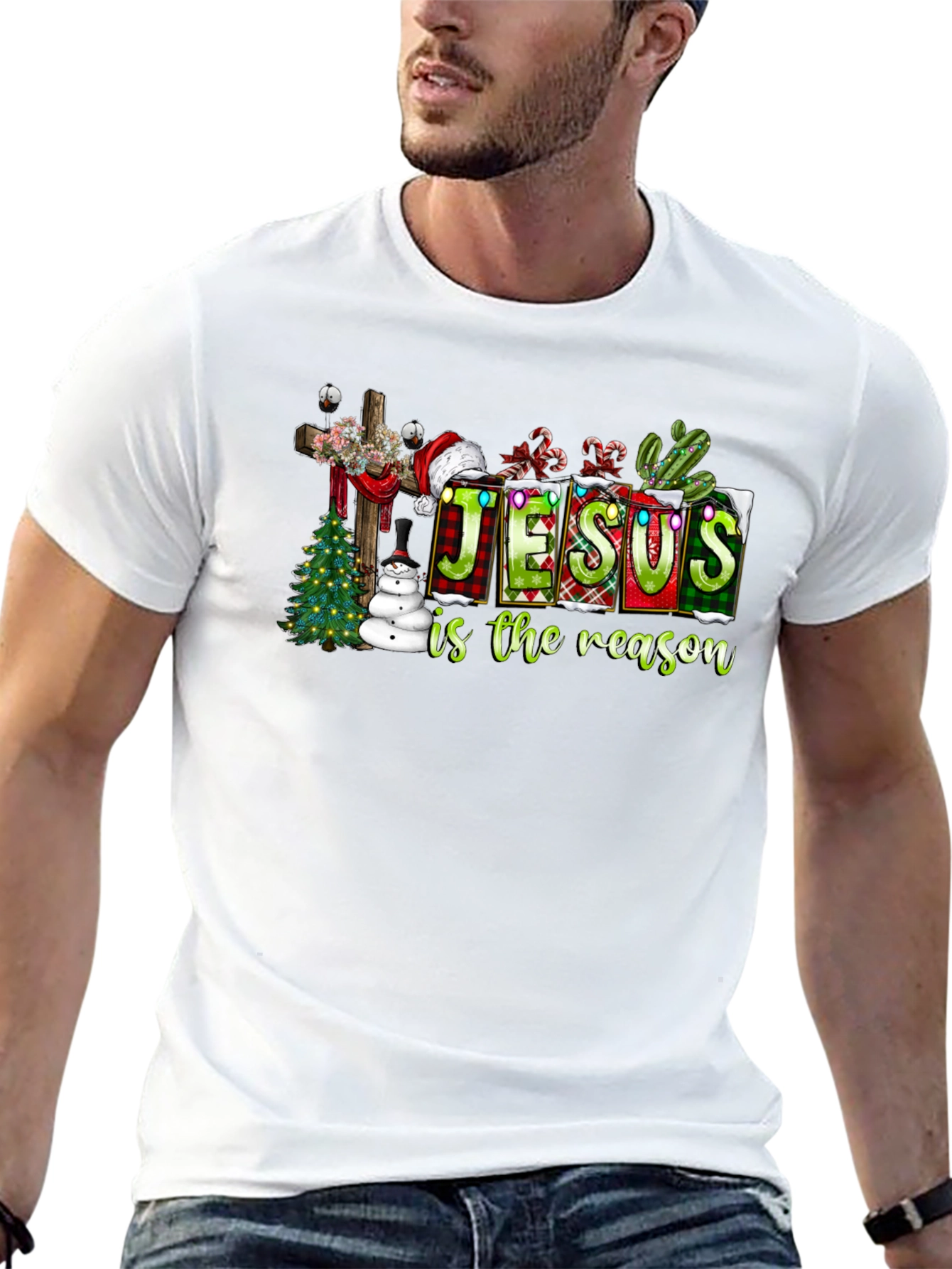 Jesus Is The Reason Black T-Shirt
