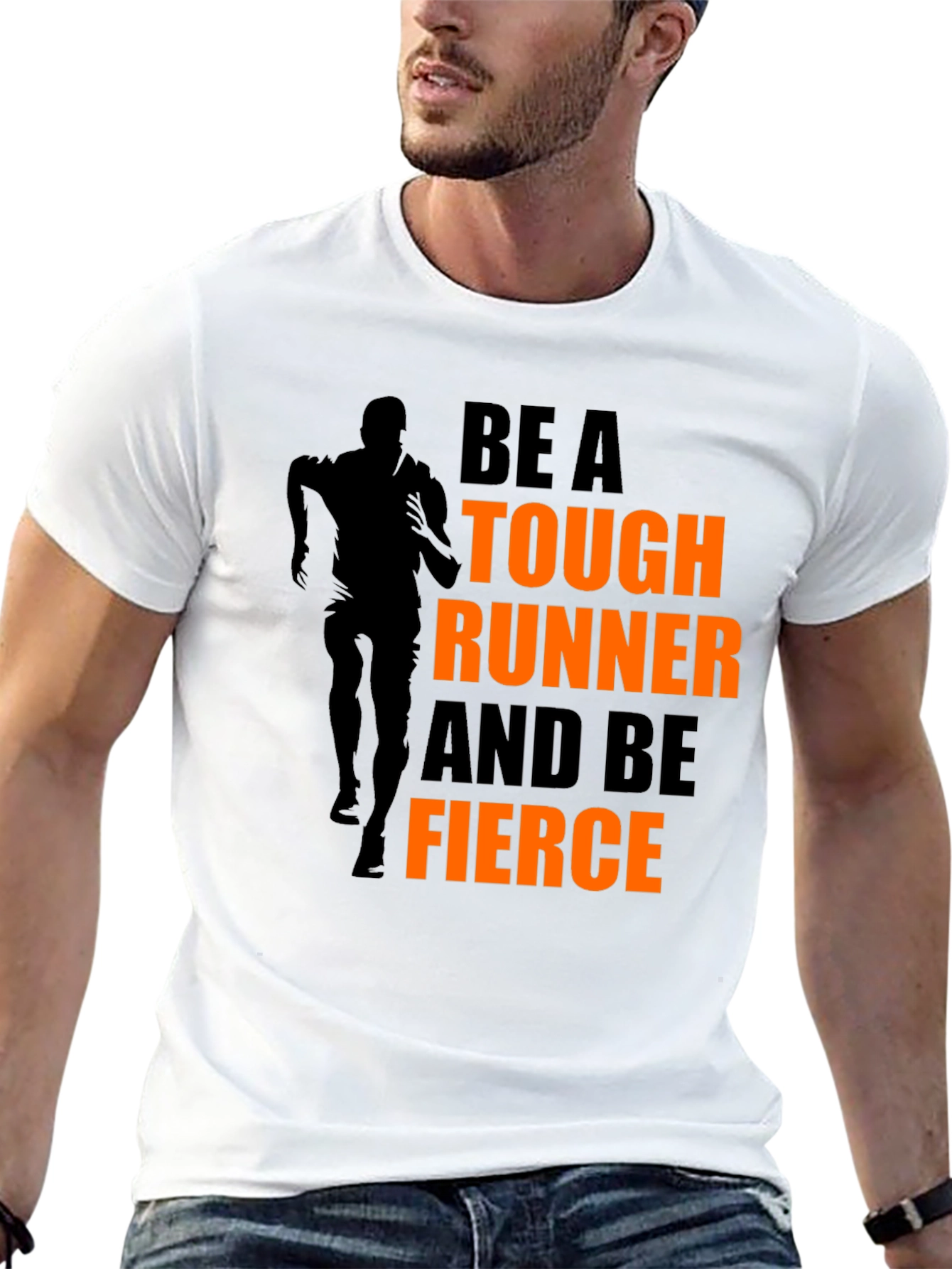 Tough Runner T-Shirt - Fierce Athlete Motivation