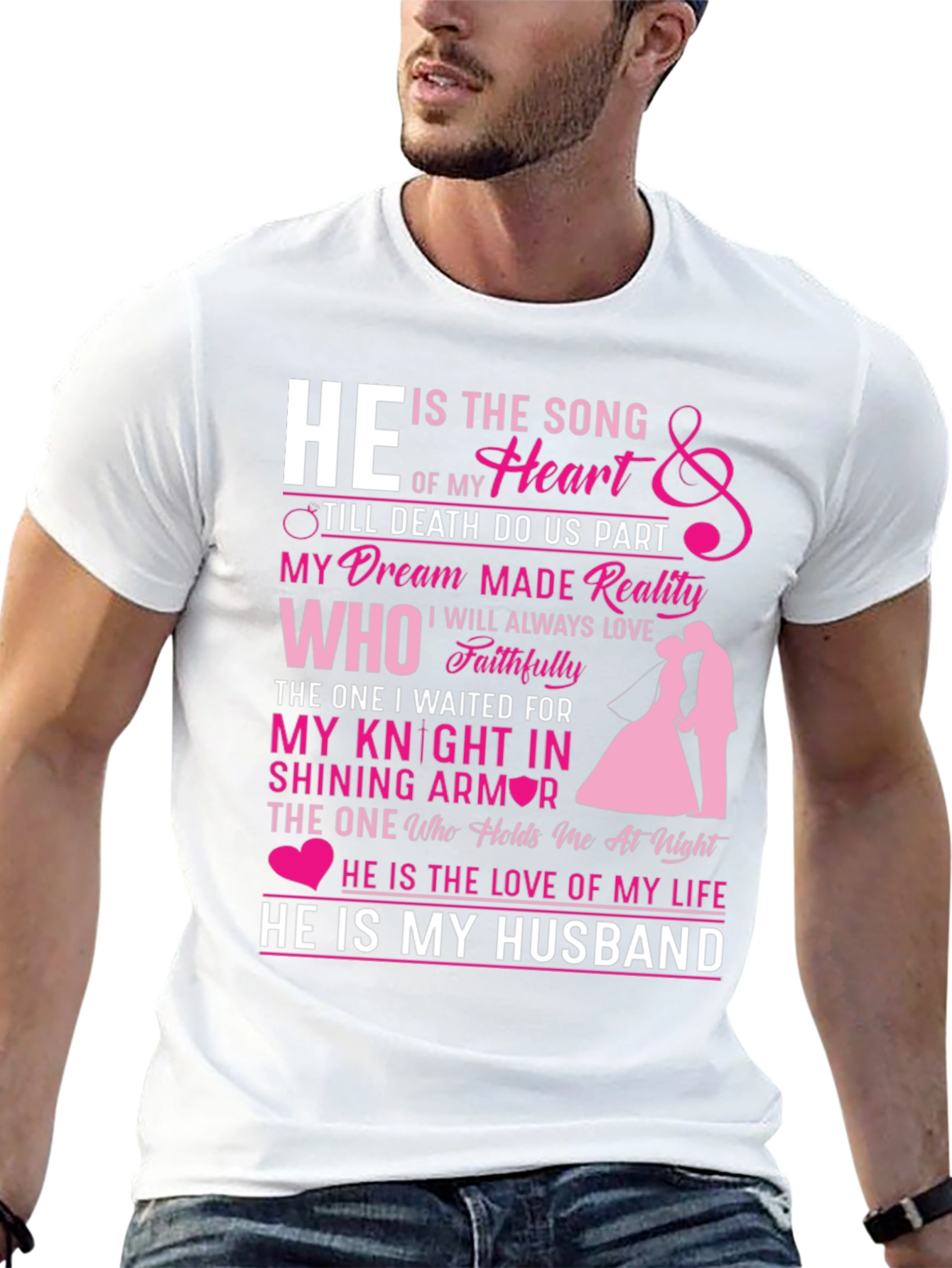 He is My Husband Graphic Tee