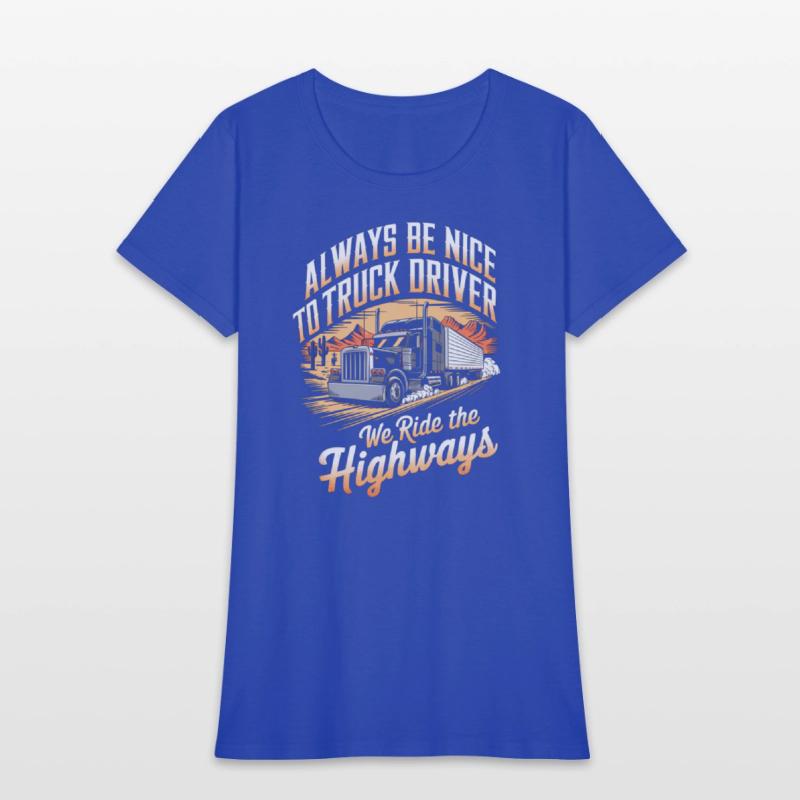 Always Nice to truck Driver Ride Highways Trucker