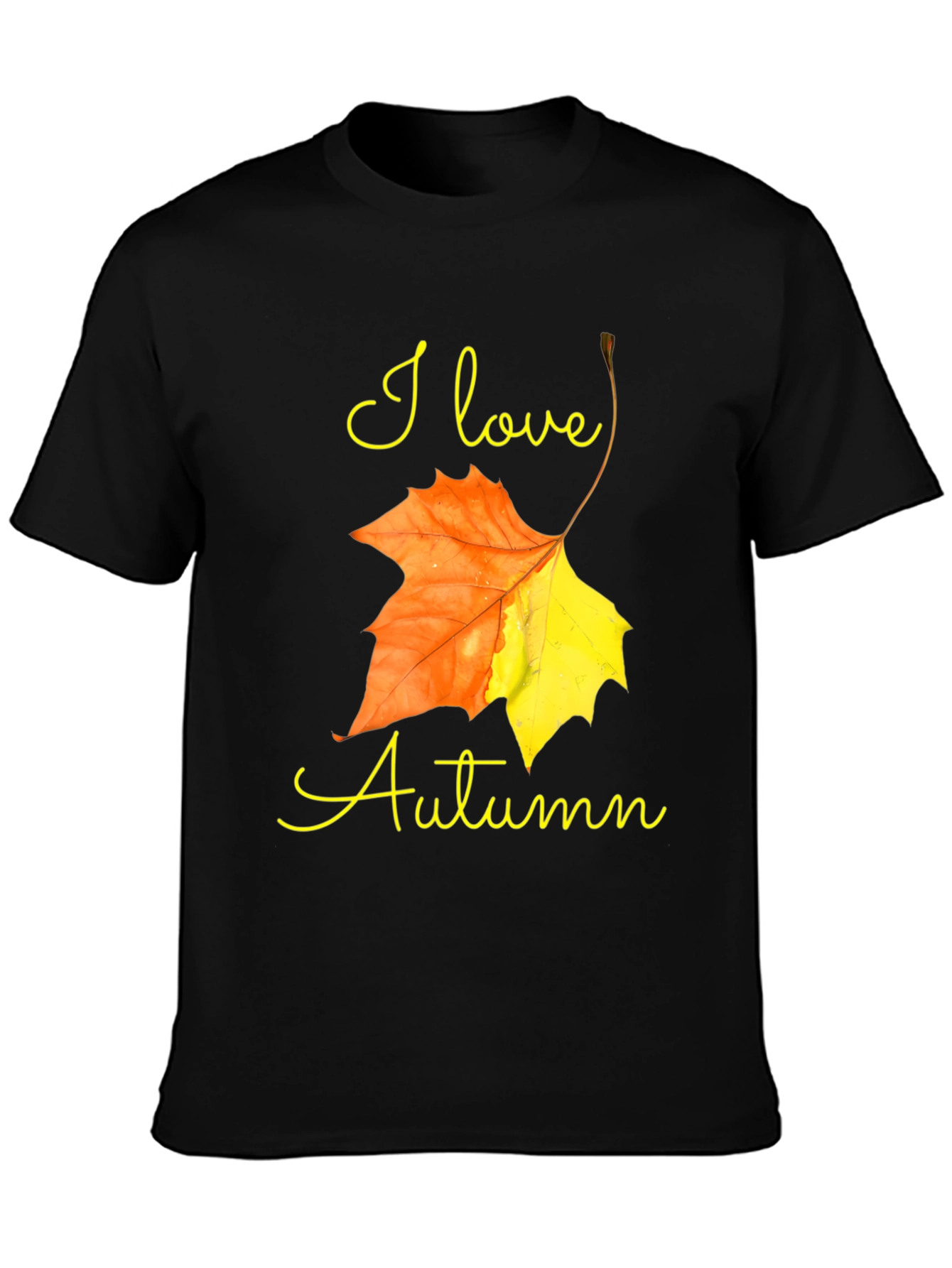 I Love Autumn T-Shirt - Fall Leaf Design
