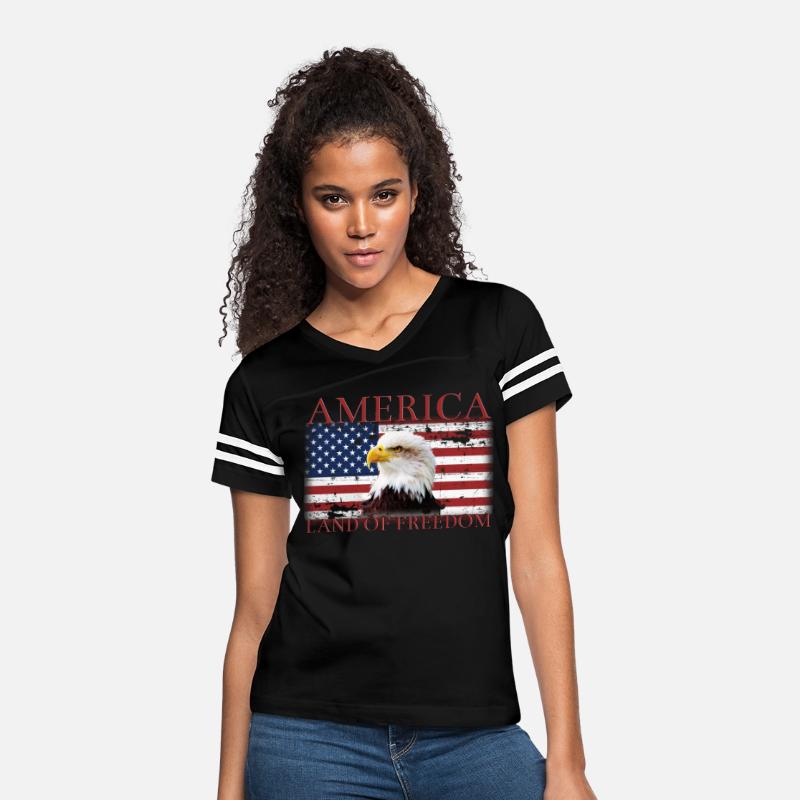 America Land Of Freedom Shirt Eagle US Flag Pride