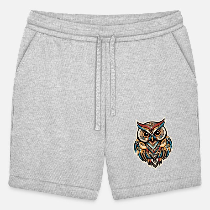 An owl tribal-style