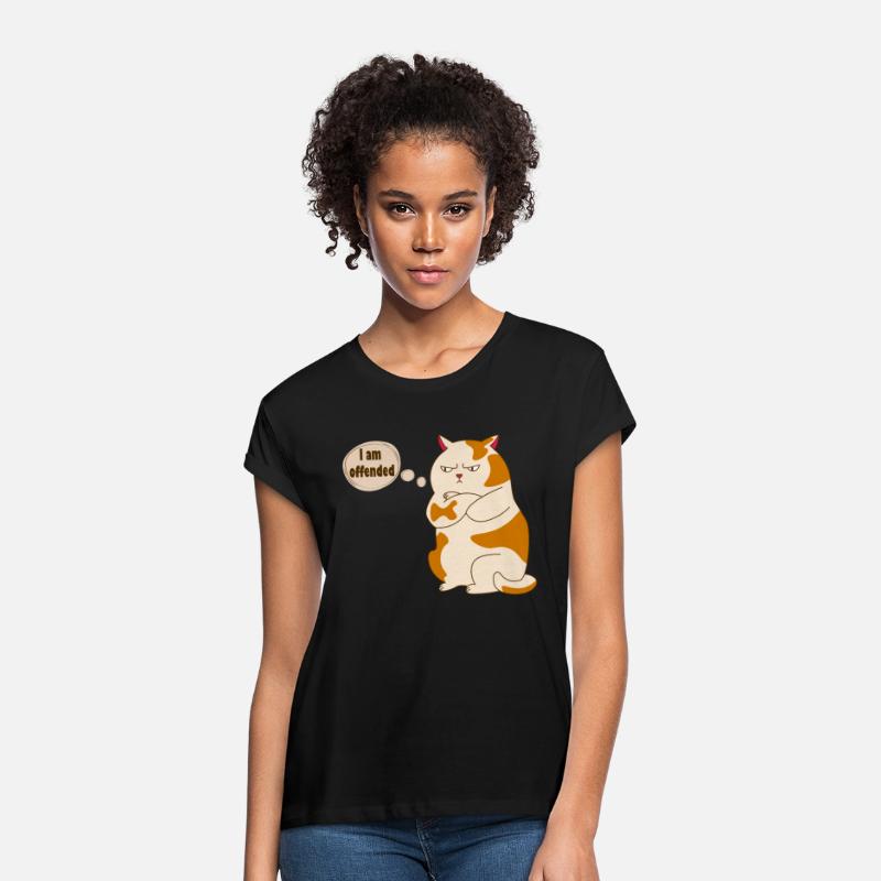Angry chonky cat says I am offended