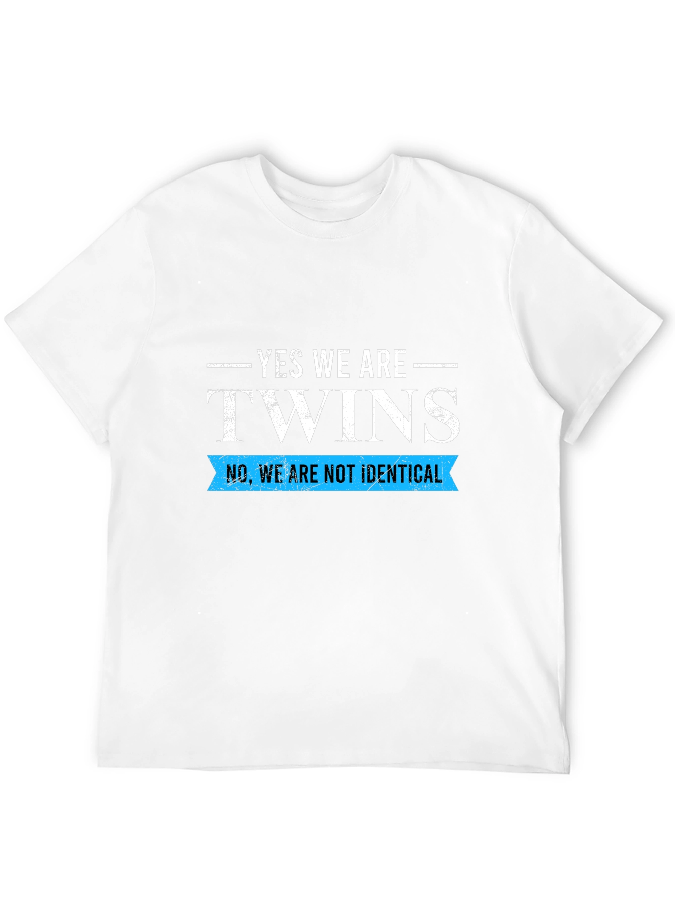 Yes We Are Twins T-Shirt - Novelty Tee