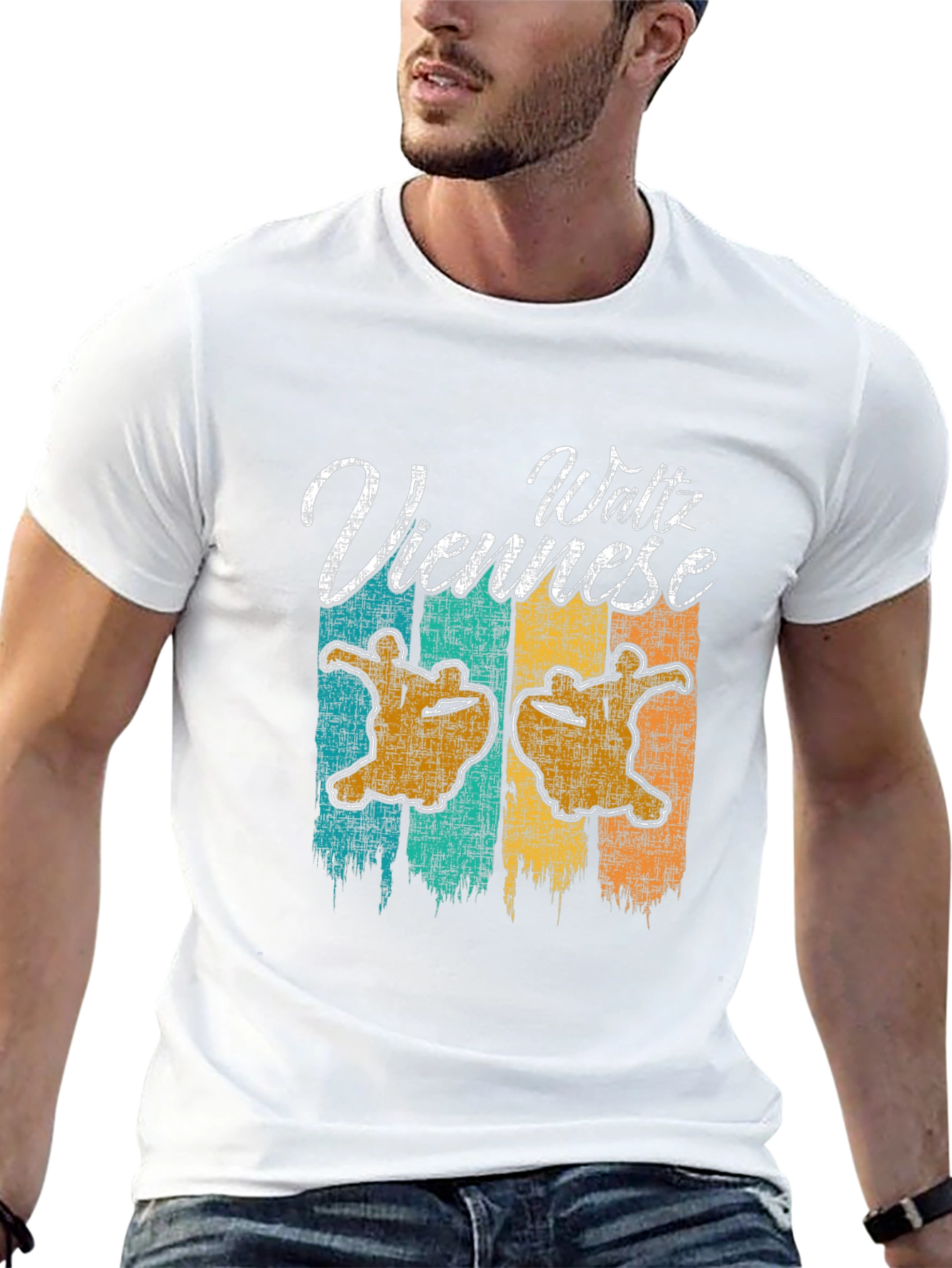 Viennese Waltz Retro Graphic T-Shirt