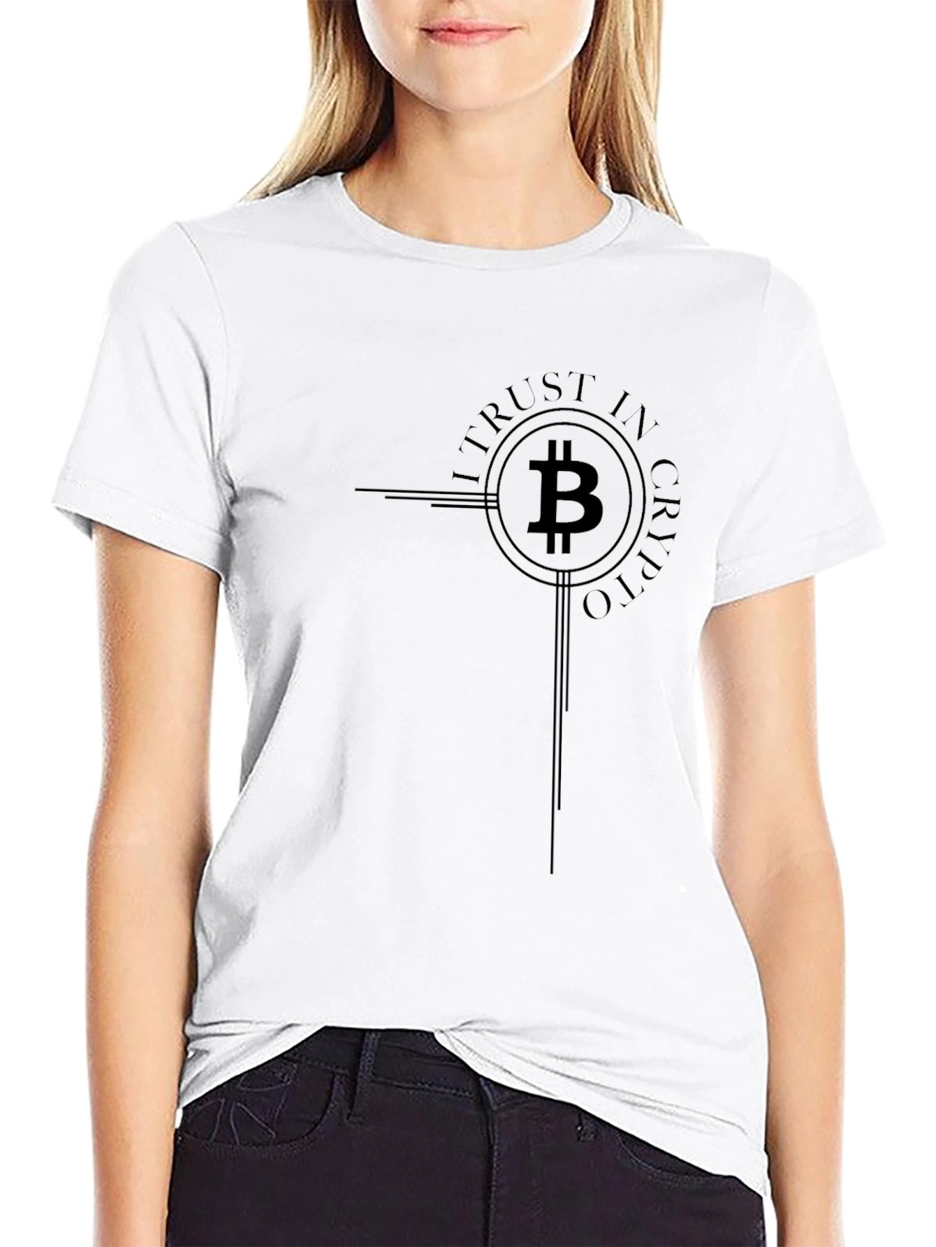 I Trust in Crypto Bitcoin Black T-Shirt