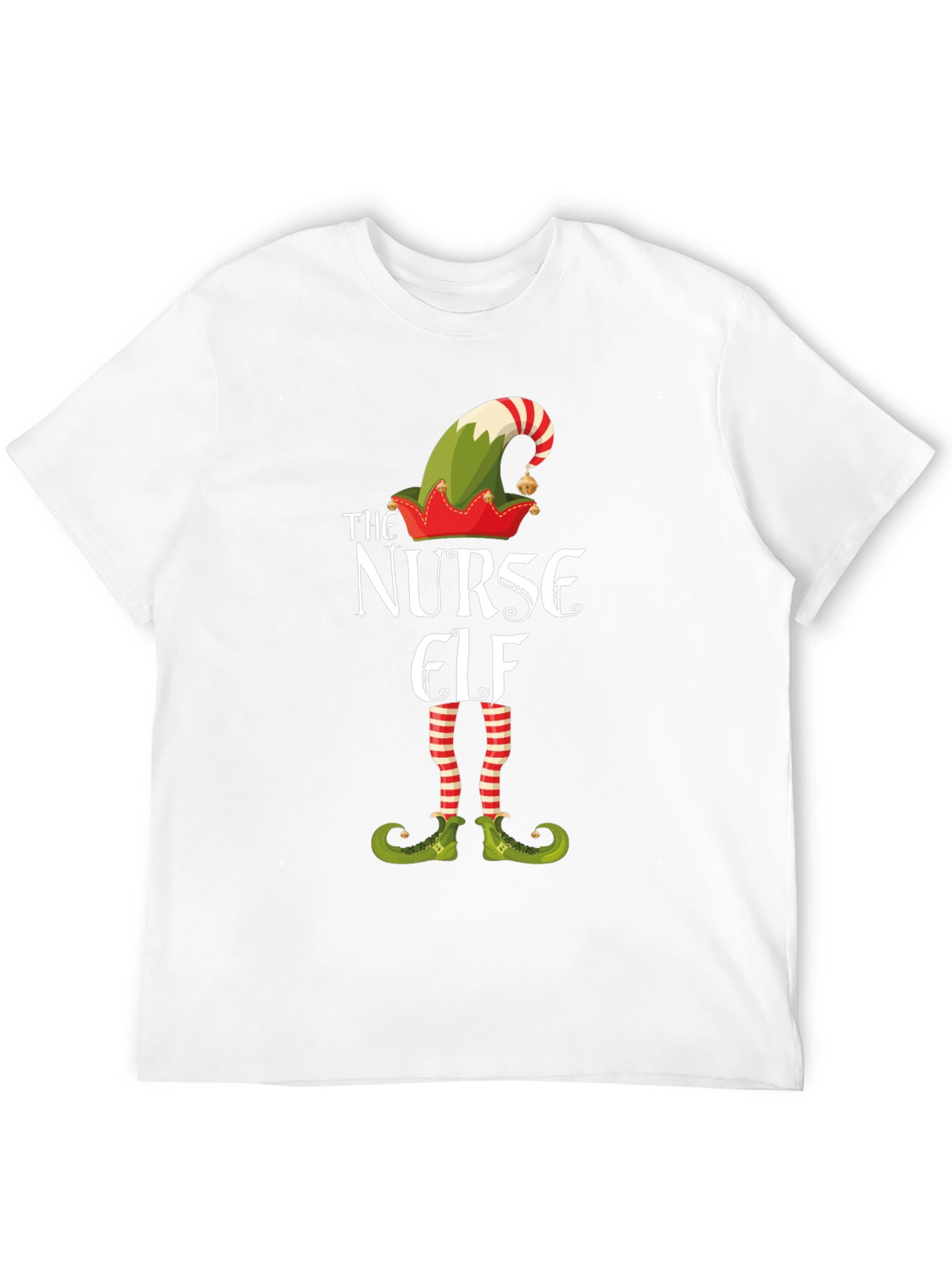 Nurse Elf Holiday T-Shirt - Festive Christmas Apparel