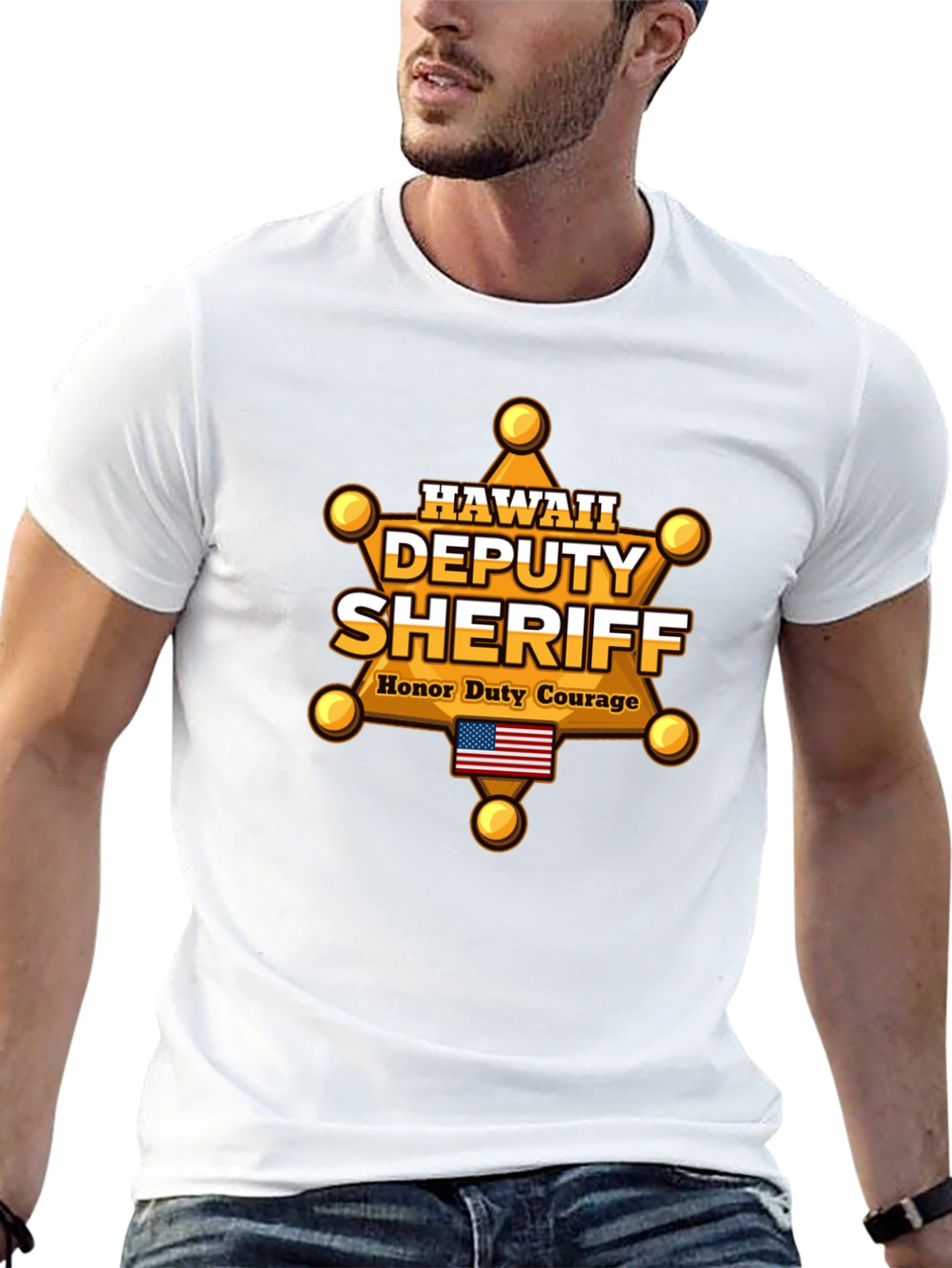 Hawaii Deputy Sheriff Graphic T-Shirt