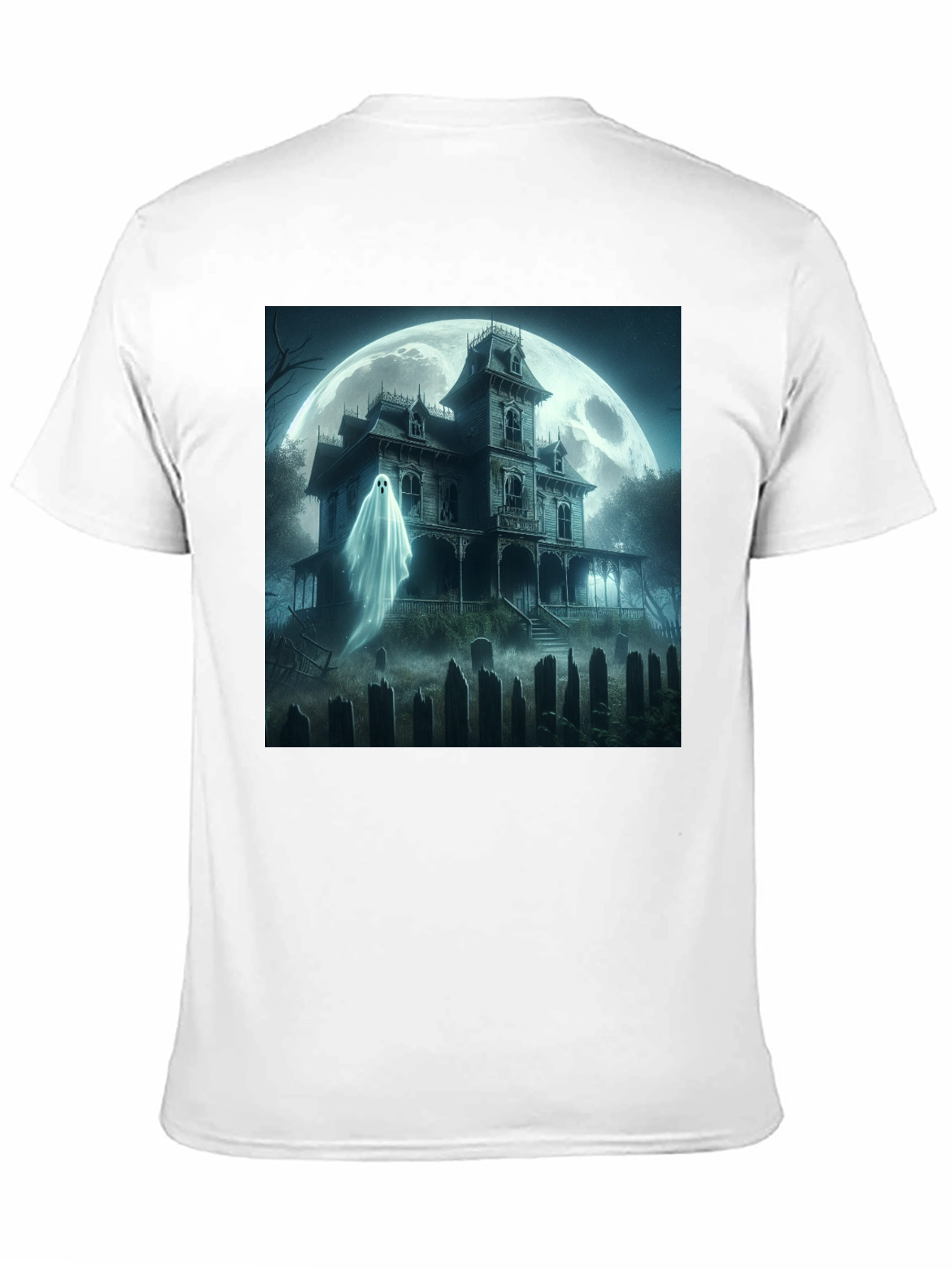 Haunted House Ghost T-Shirt Halloween Spooky Tee