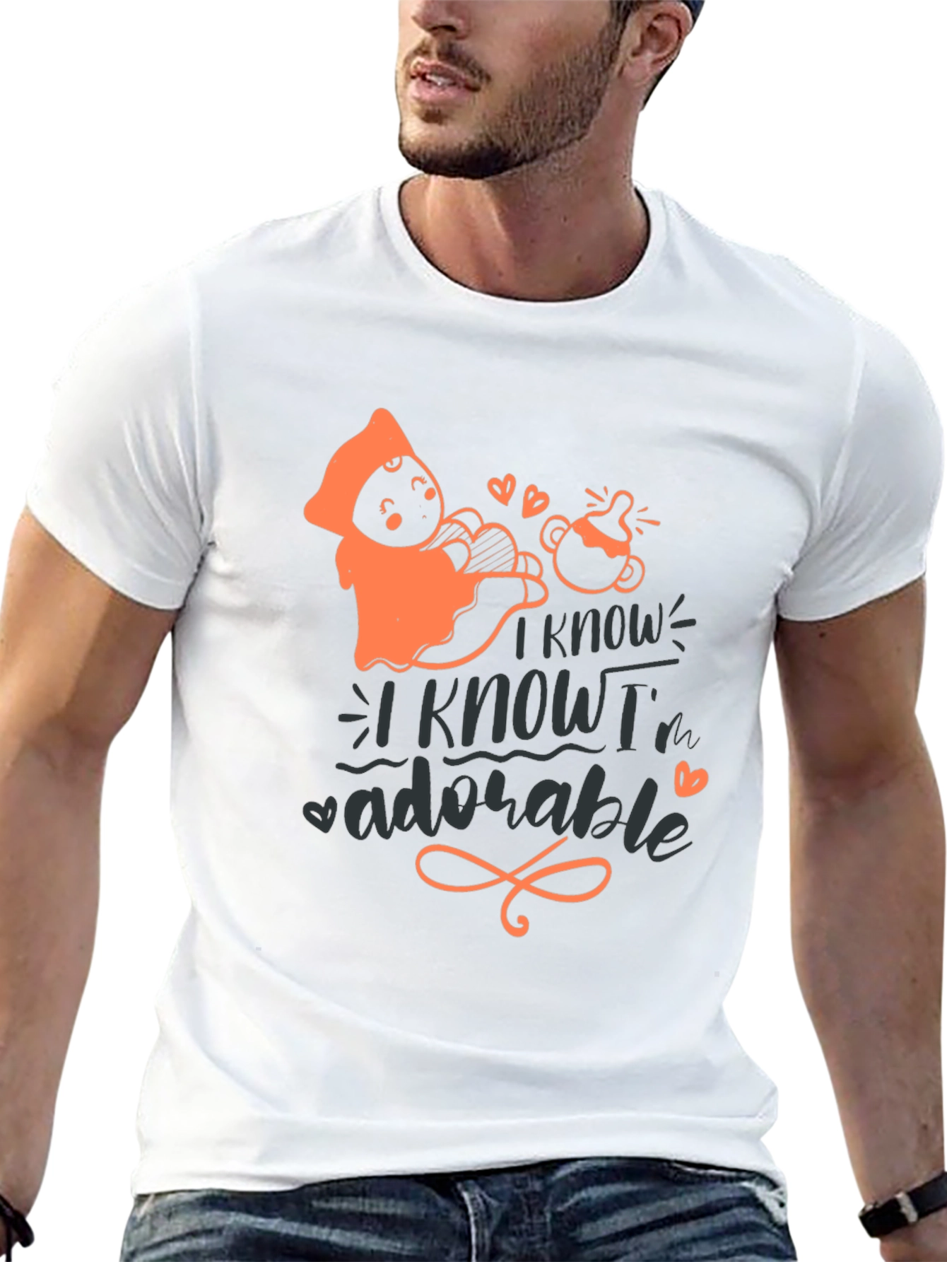 Adorable Baby Graphic T-Shirt - Soft Cotton Tee