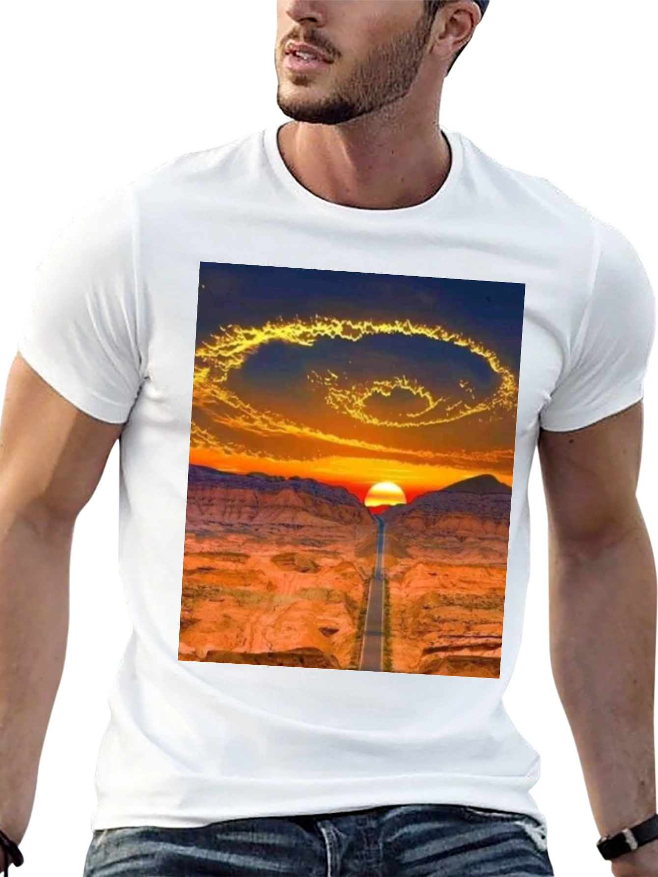 Sunset Road Graphic T-Shirt