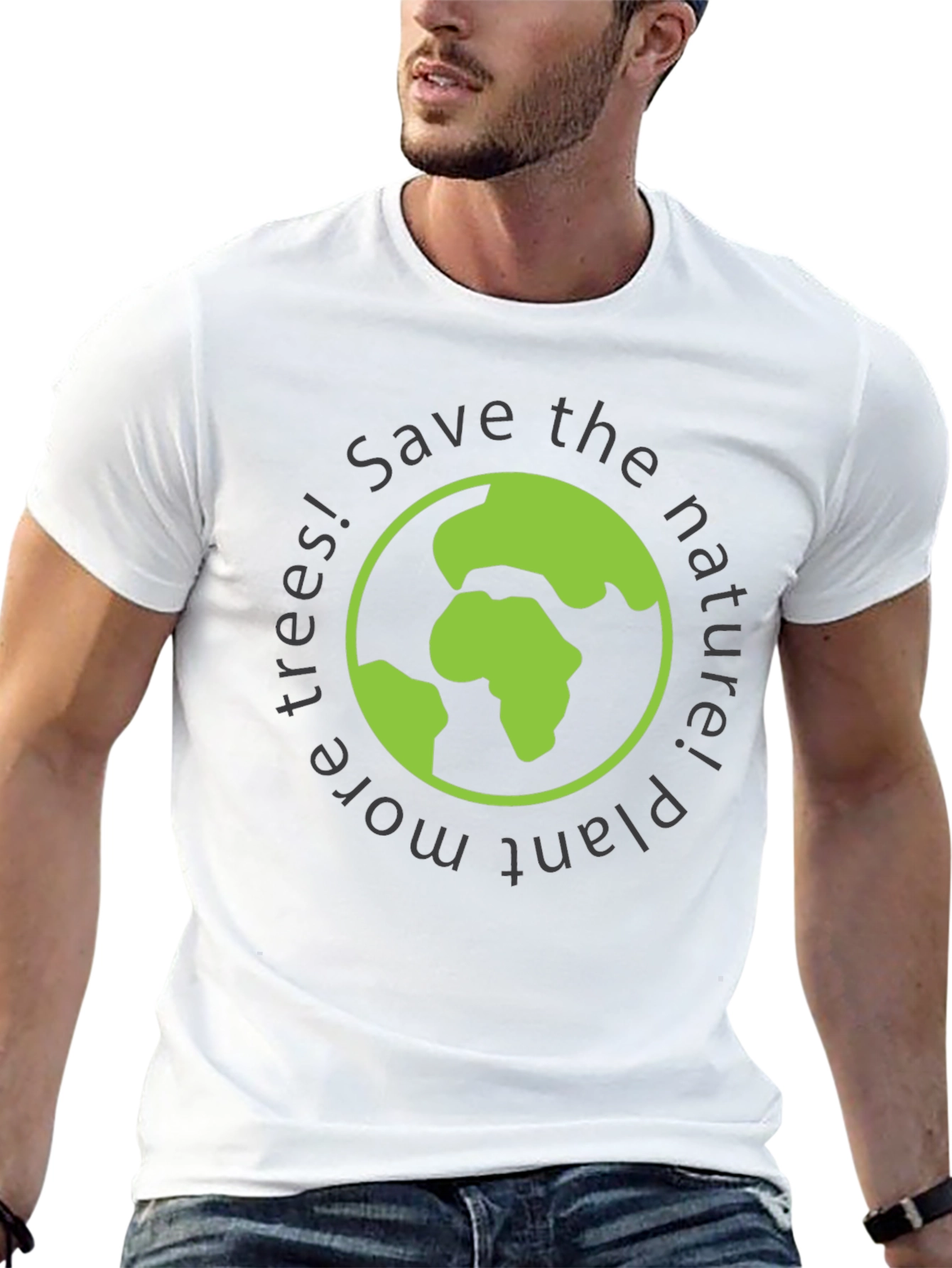 Eco-Friendly Save Nature Graphic Tee
