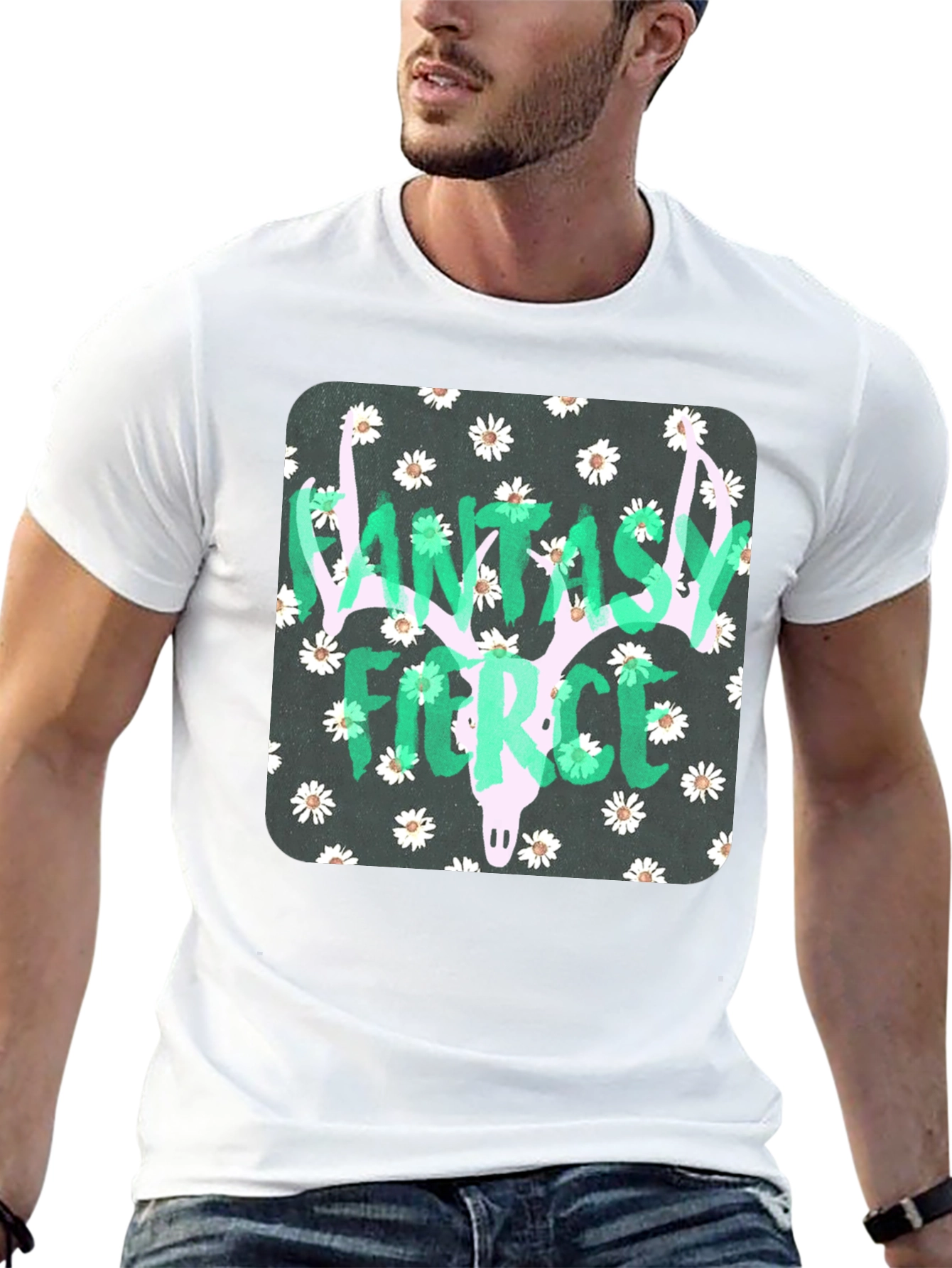 Fantasy Fierce Graphic Tee - Black Unisex