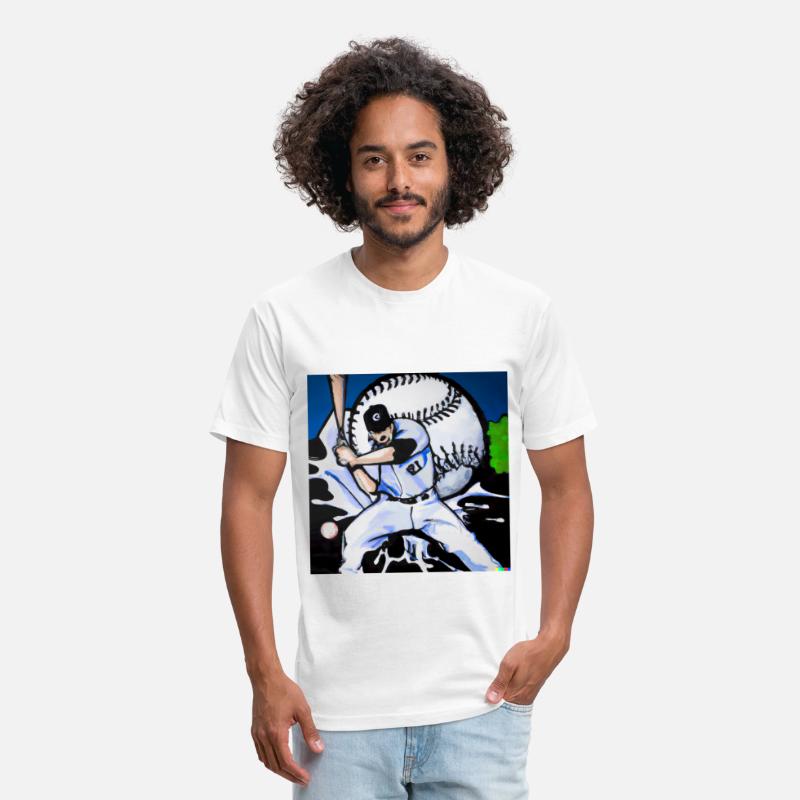 Baseball Player Graffiti Art graphic tee