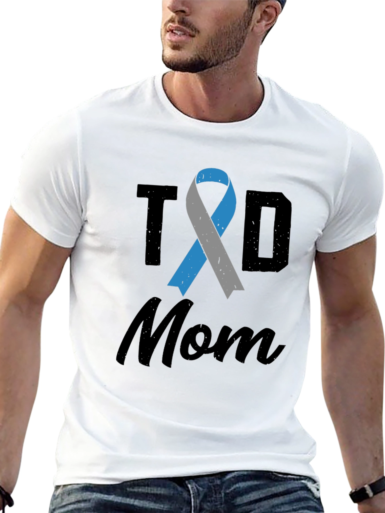 T1D Mom Awareness Ribbon T-Shirt