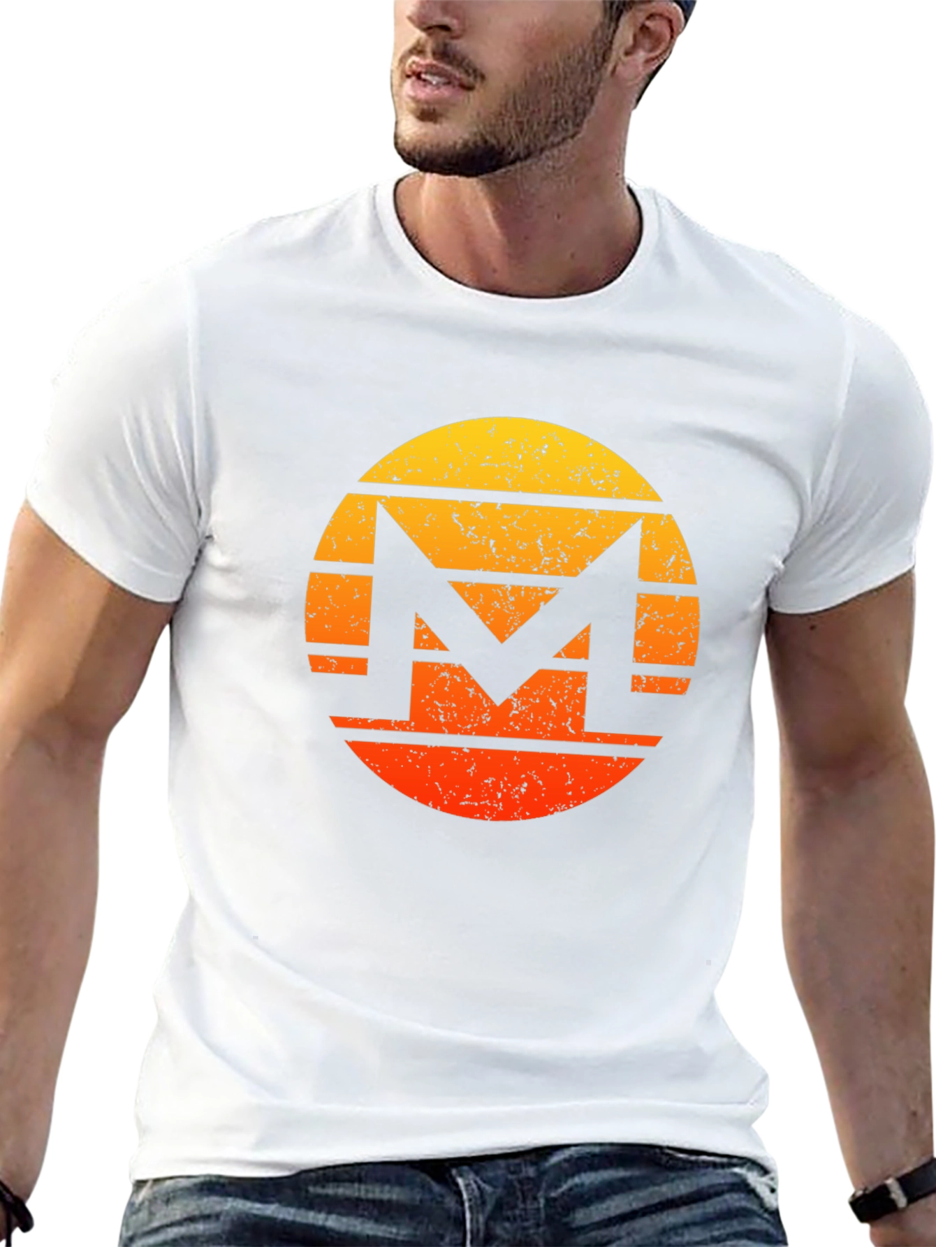 Retro Monero Crypto Graphic Tee