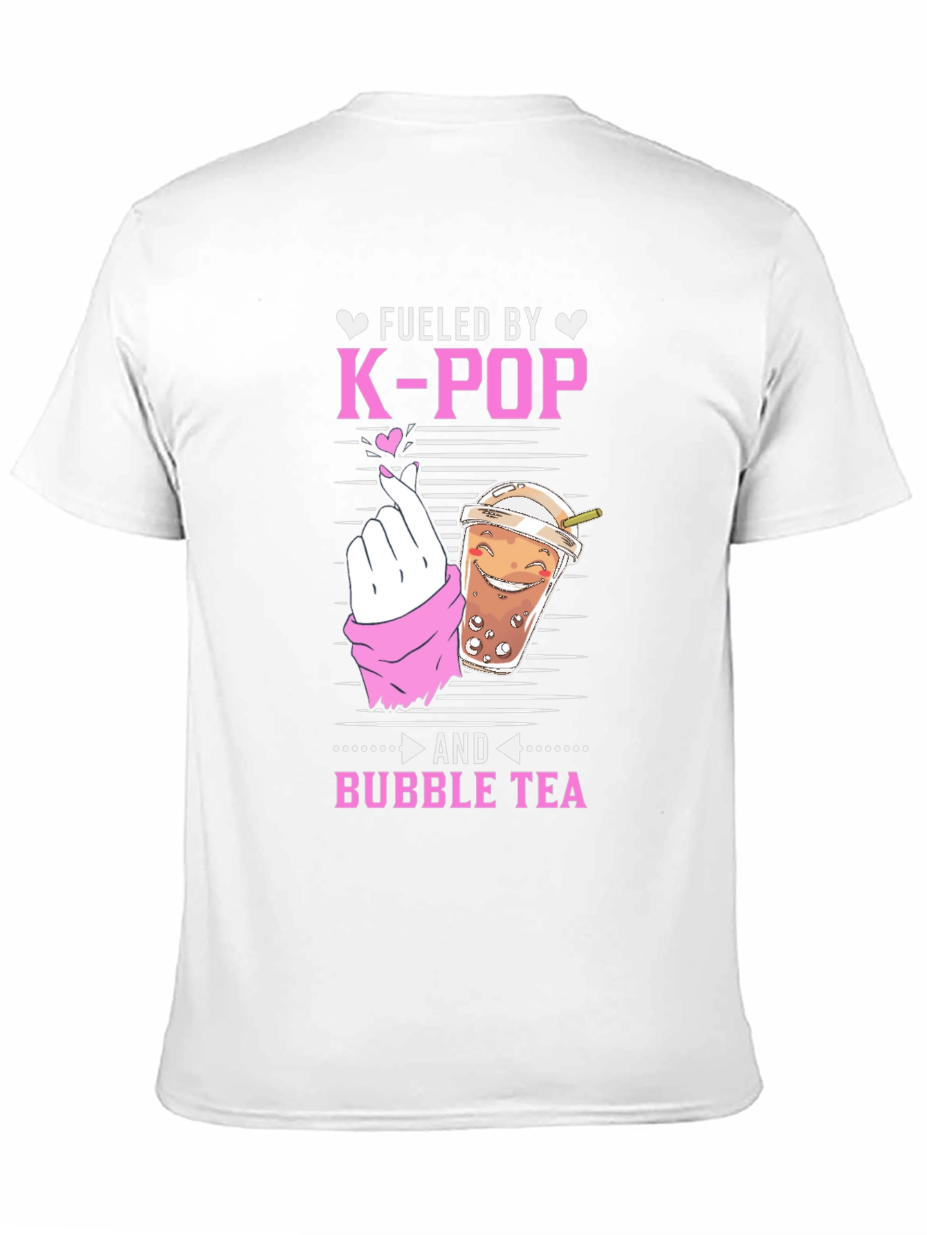 Fueled By K-Pop and Bubble Tea T-Shirt