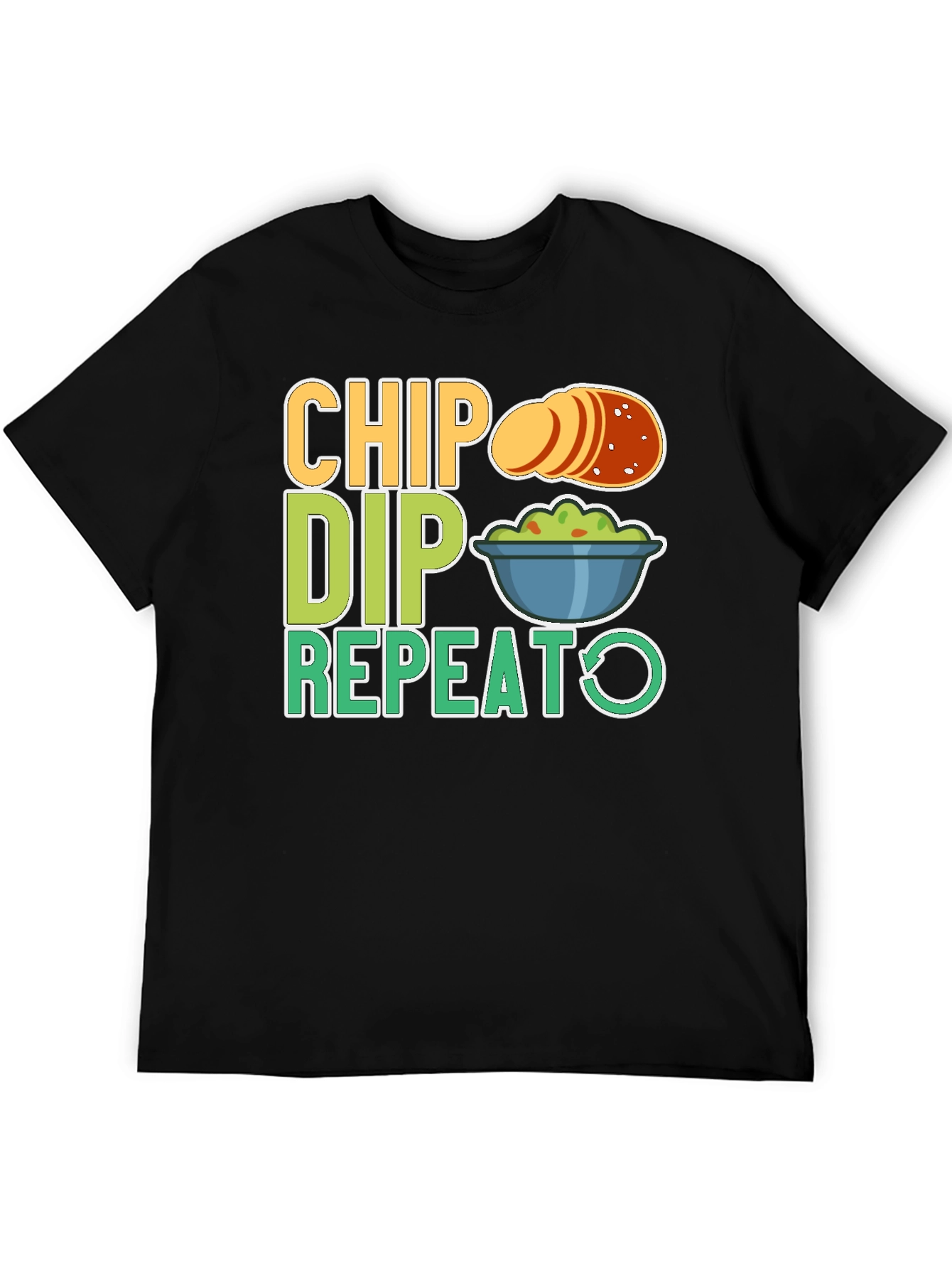 Chip Dip Repeat Graphic Tee