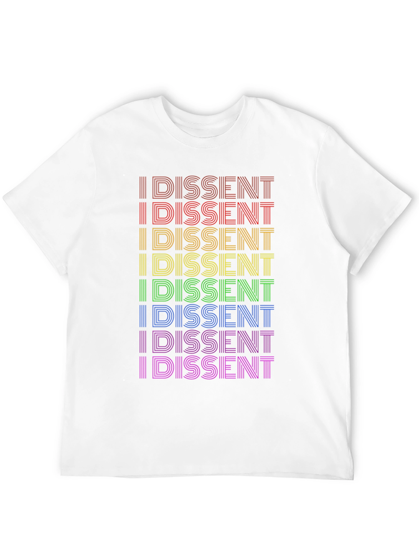 I Dissent Rainbow T-Shirt - Justice Equality Rights