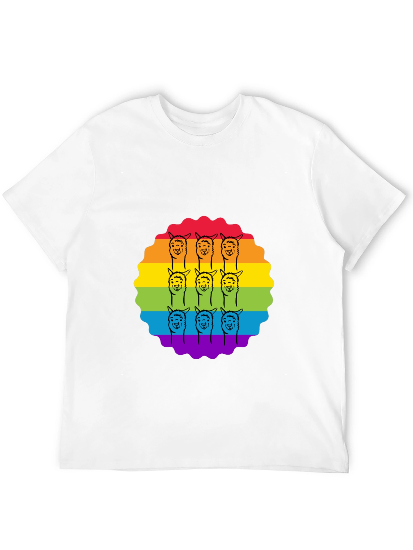 Rainbow Alpaca T-Shirt