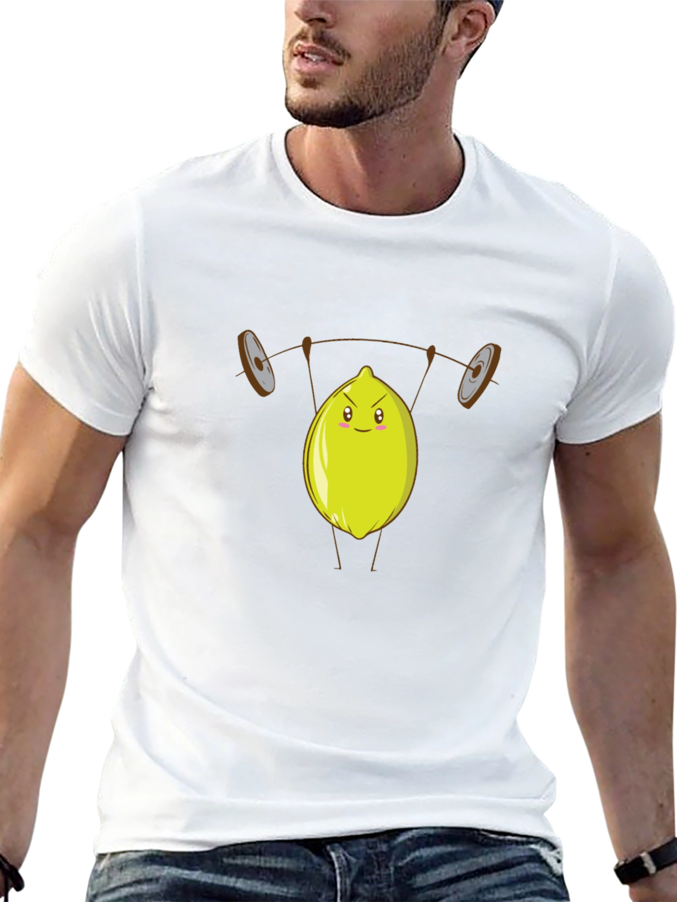 Lemon Barbell Funny Gym T-Shirt