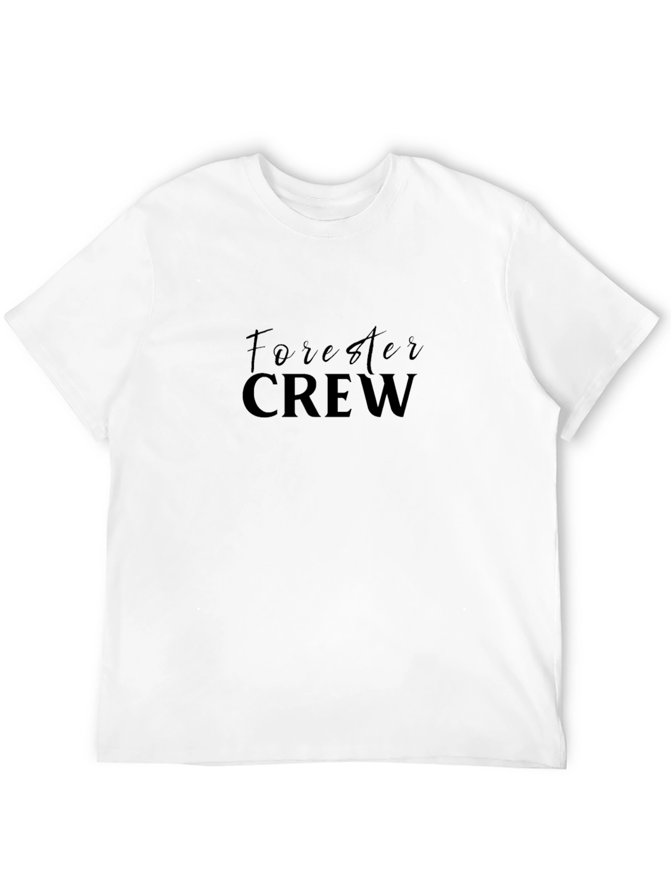 Forester Crew Black T-Shirt