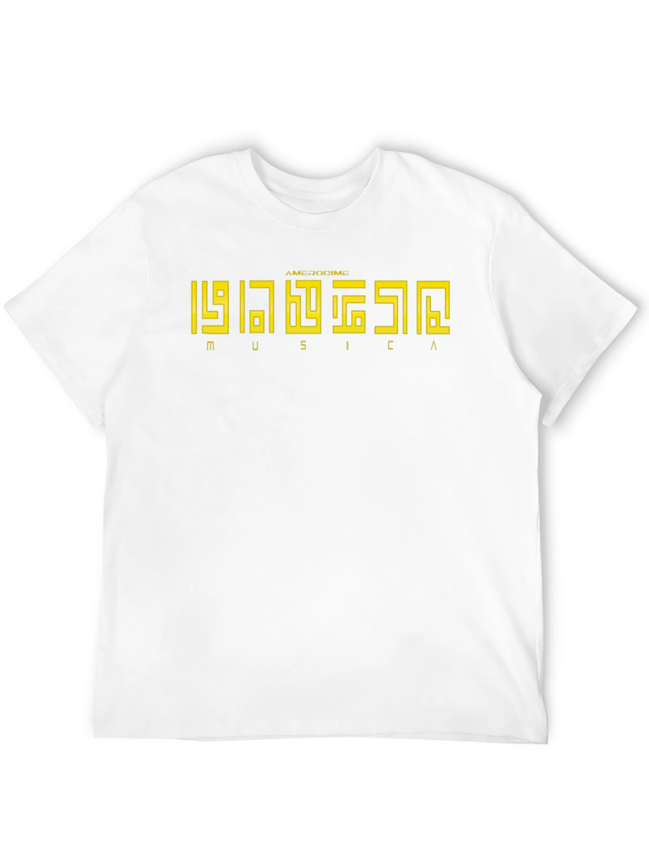 Geometric Music Graphic T-Shirt