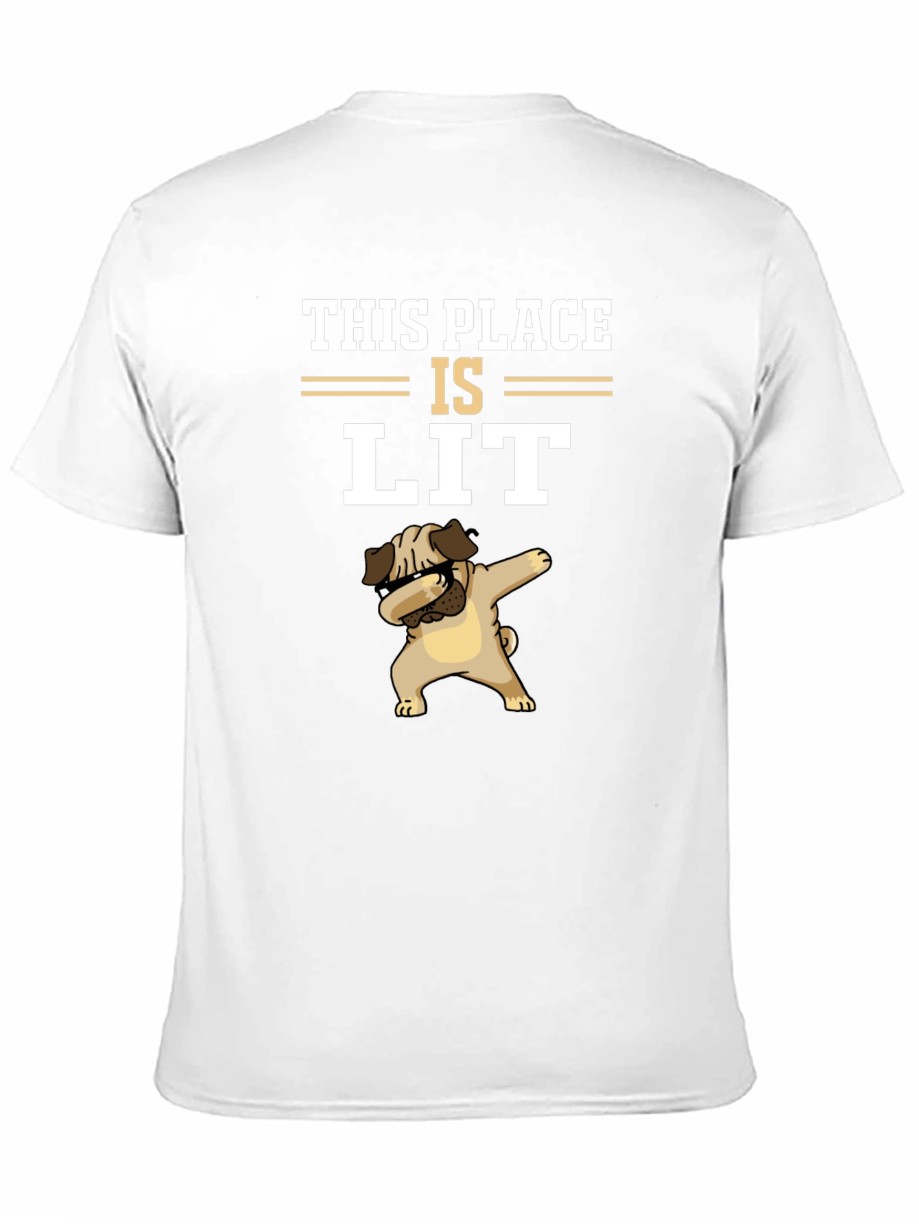 This Place Is Lit Pug T-Shirt