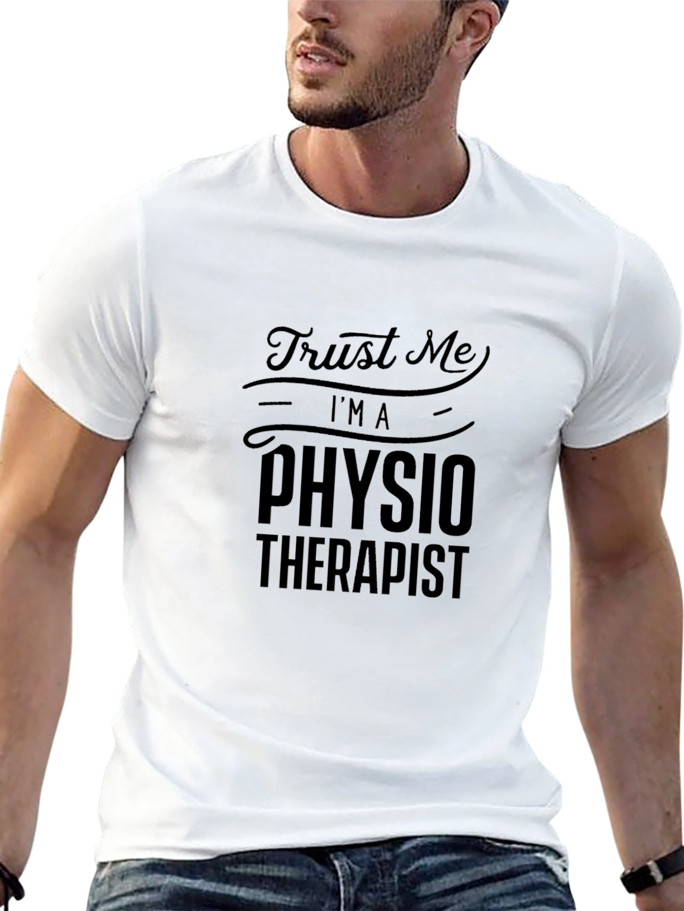 Trust Me Im a Physiotherapist - Black T-Shirt