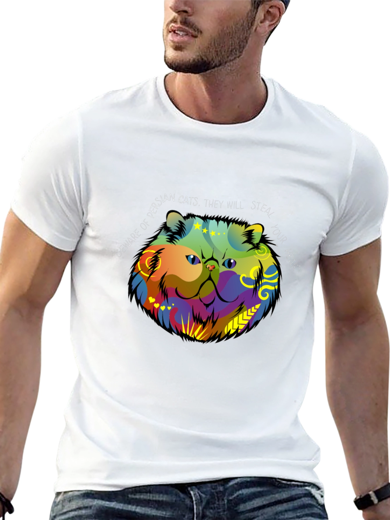 Persian Cat Steal Your Heart T-Shirt