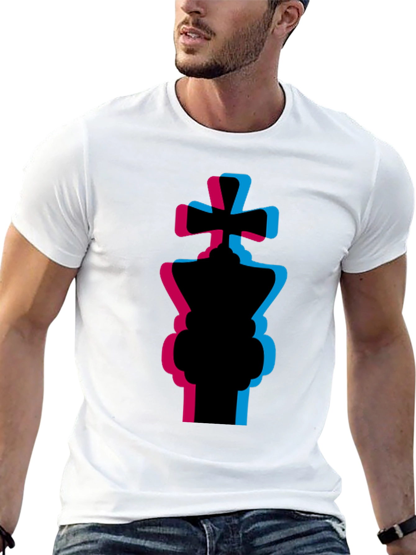Chess King Graphic Tee - Stylish Black T-Shirt