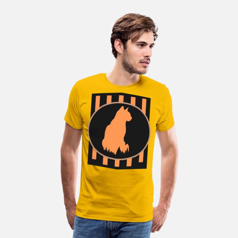 Cat Shadow Strip Badge Classic T-Shirt