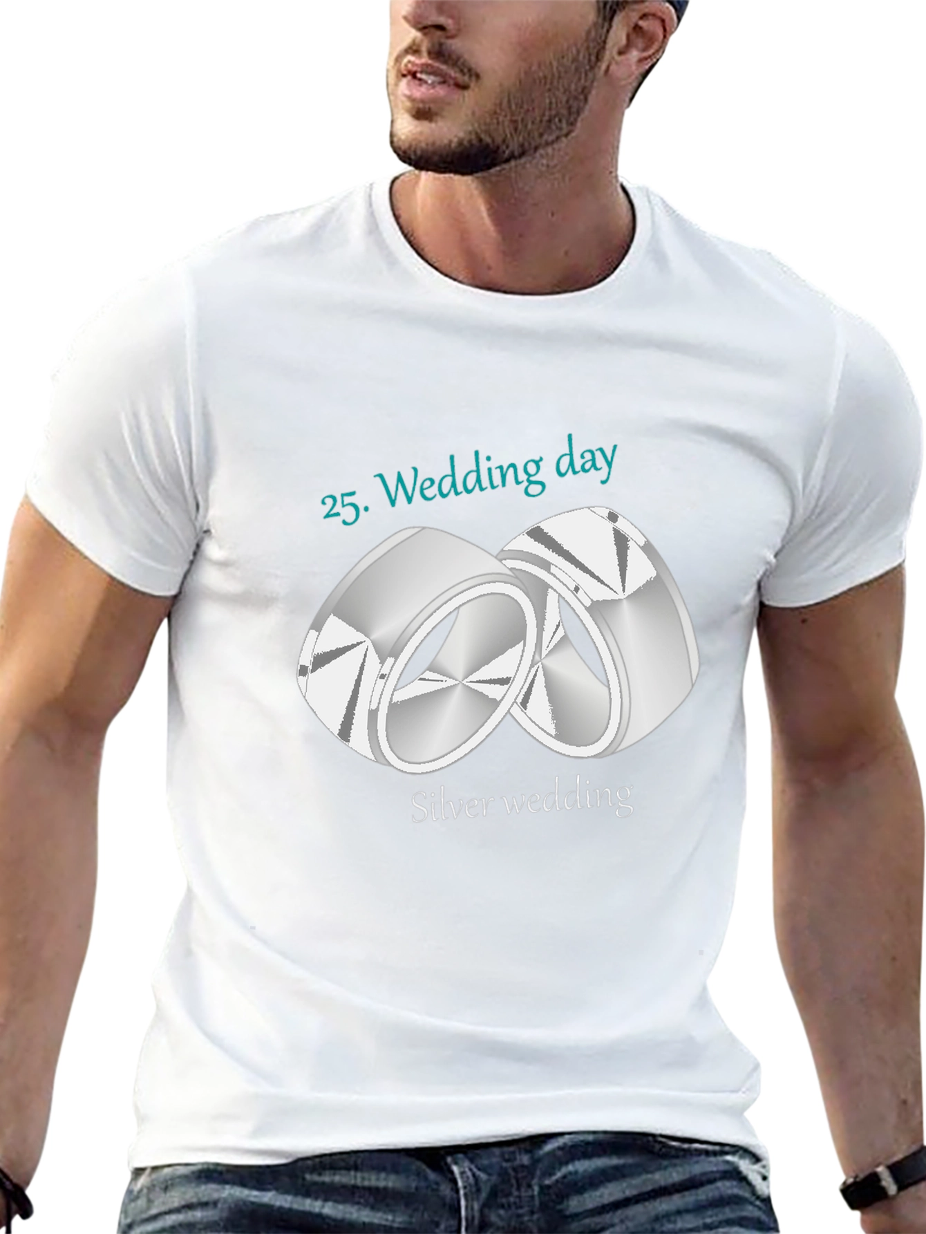 Silver Wedding Anniversary T-Shirt
