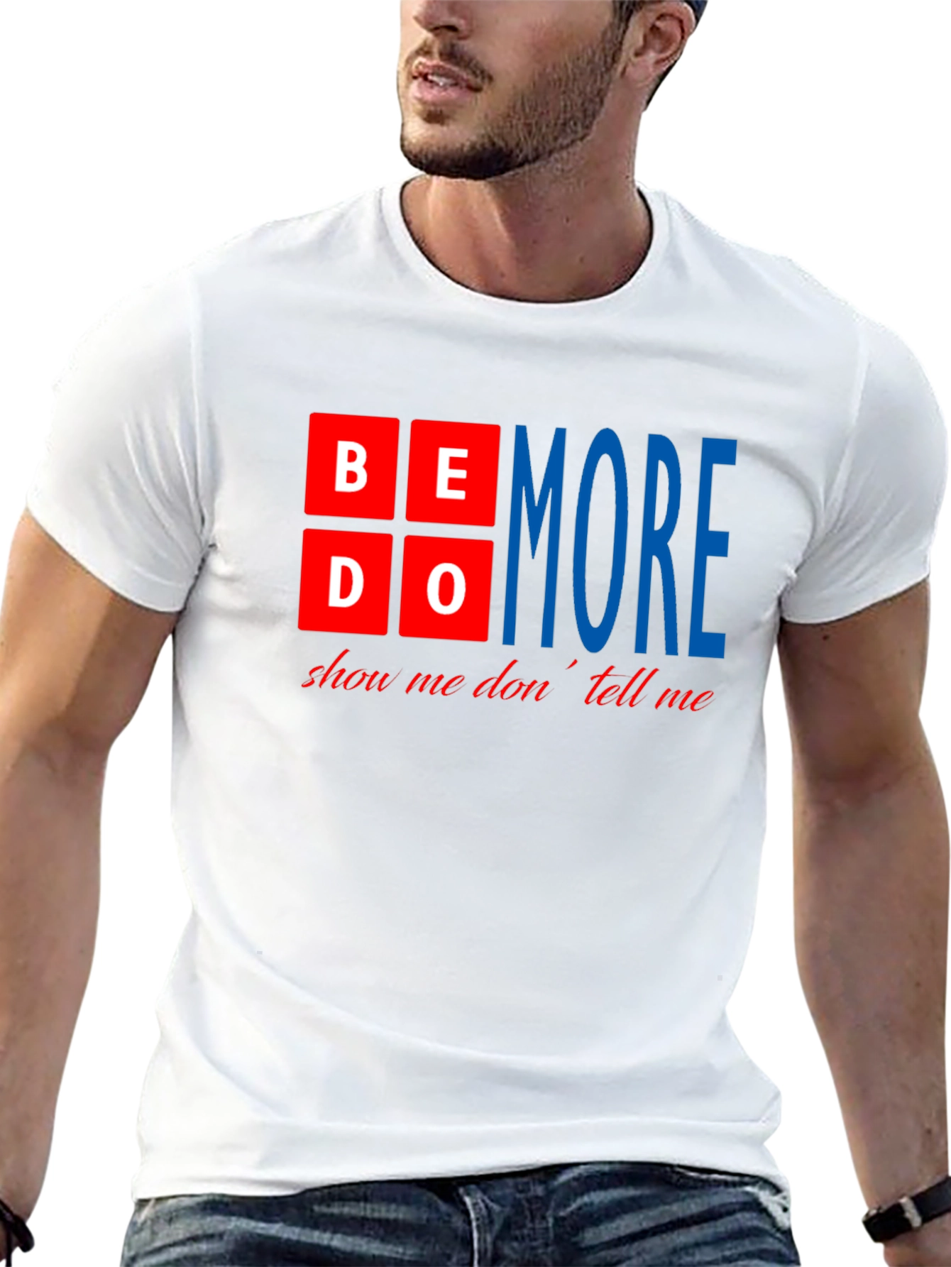 Be Do More Motivational Black T-Shirt