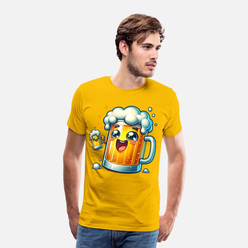 Cheerful Beer Mug Cartoon Fun